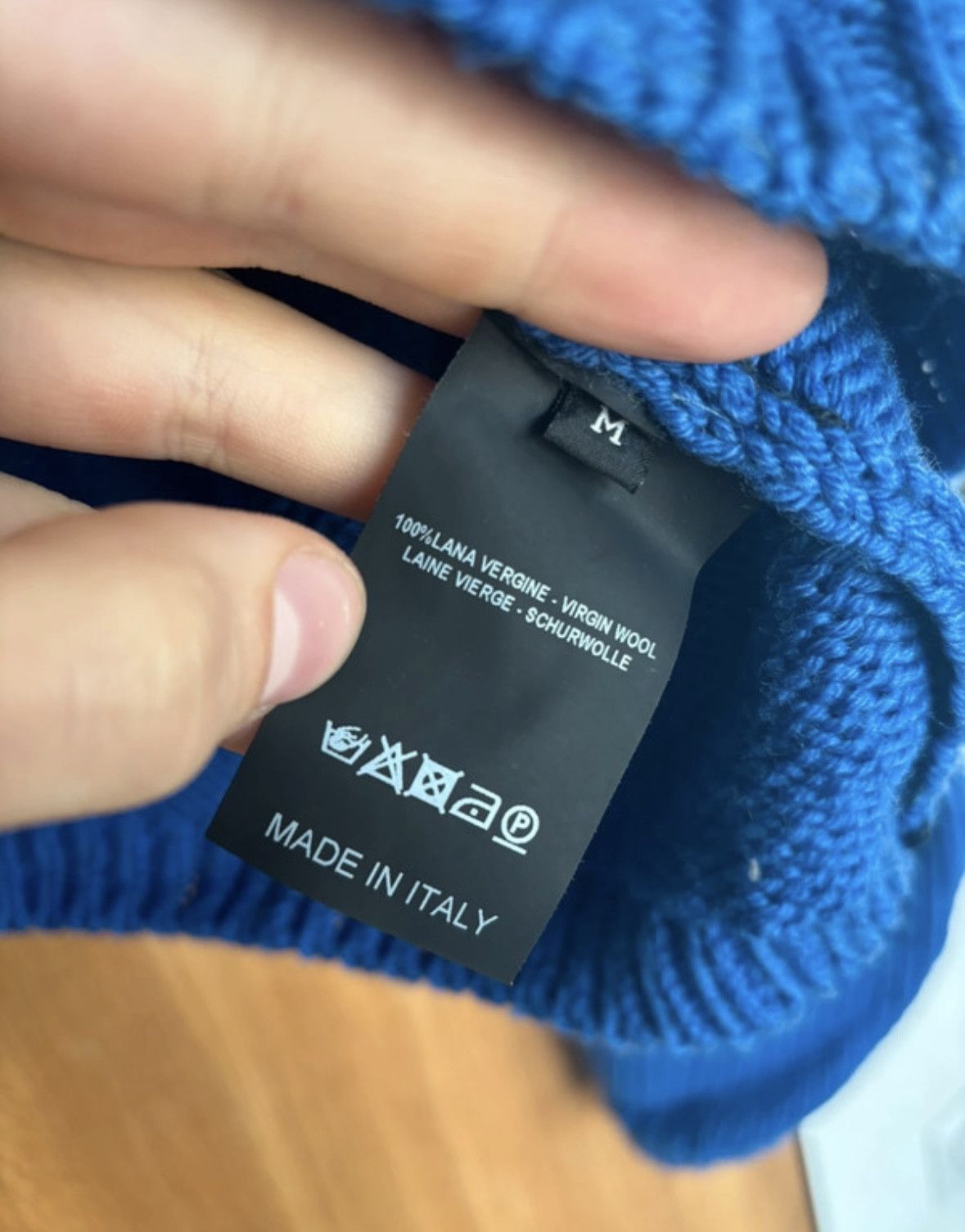 Raf Simons RS Blue Knit Sweater Size US M / EU 48-50 / 2 - 4 Thumbnail