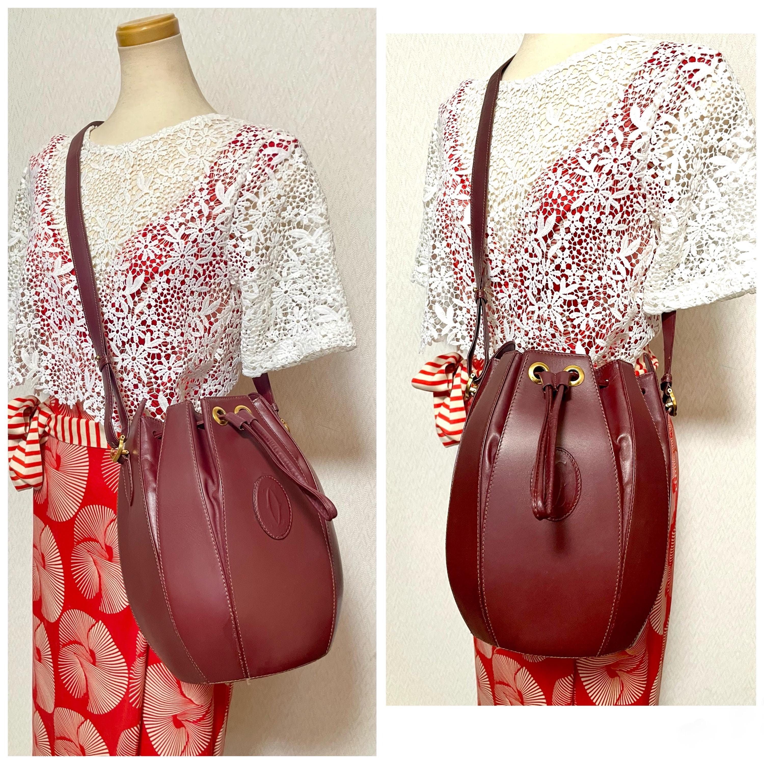 Cartier Vintage Cartier tulip 3 dimension hobo bucket shoulder bag Size ONE SIZE - 10 Thumbnail