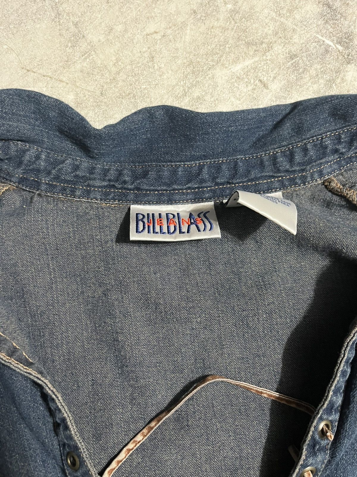 Bill Blass Bill Blas denim jacket Size US L / EU 52-54 / 3 - 3 Thumbnail