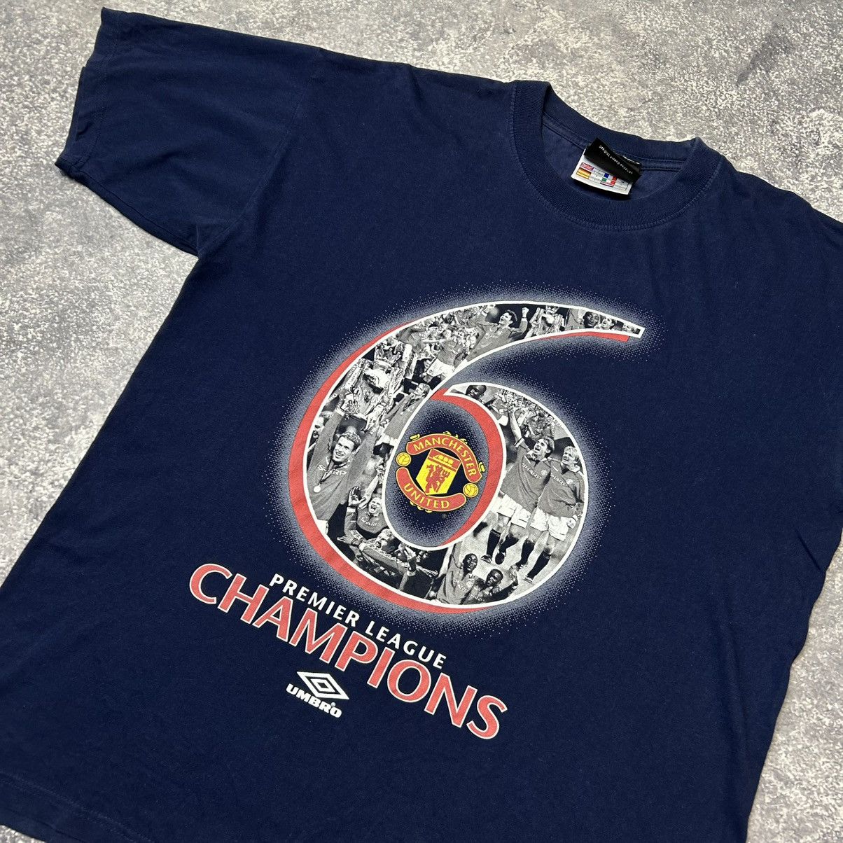 Umbro Vintage Umbro Manchester United 90’s Soccer graphic tee Size US L / EU 52-54 / 3 - 2 Thumbnail