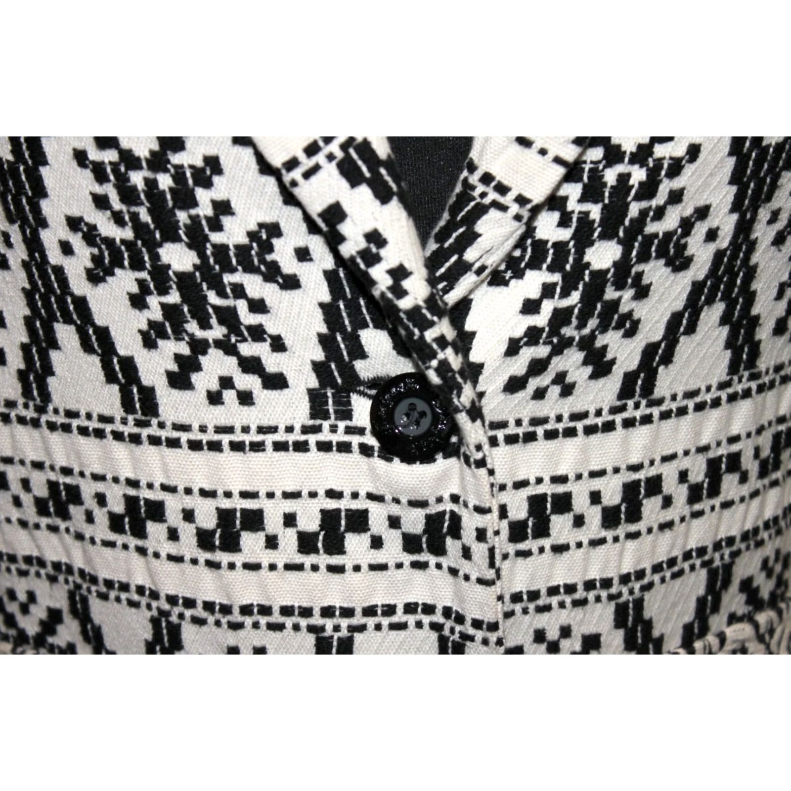 Desigual Desigual Coat Womens 38 Multicoloured Polyester Asha 61E2LA0 Casual Long Coat Mens Womens Size XS / US 0-2 / IT 36-38 - 3 Thumbnail