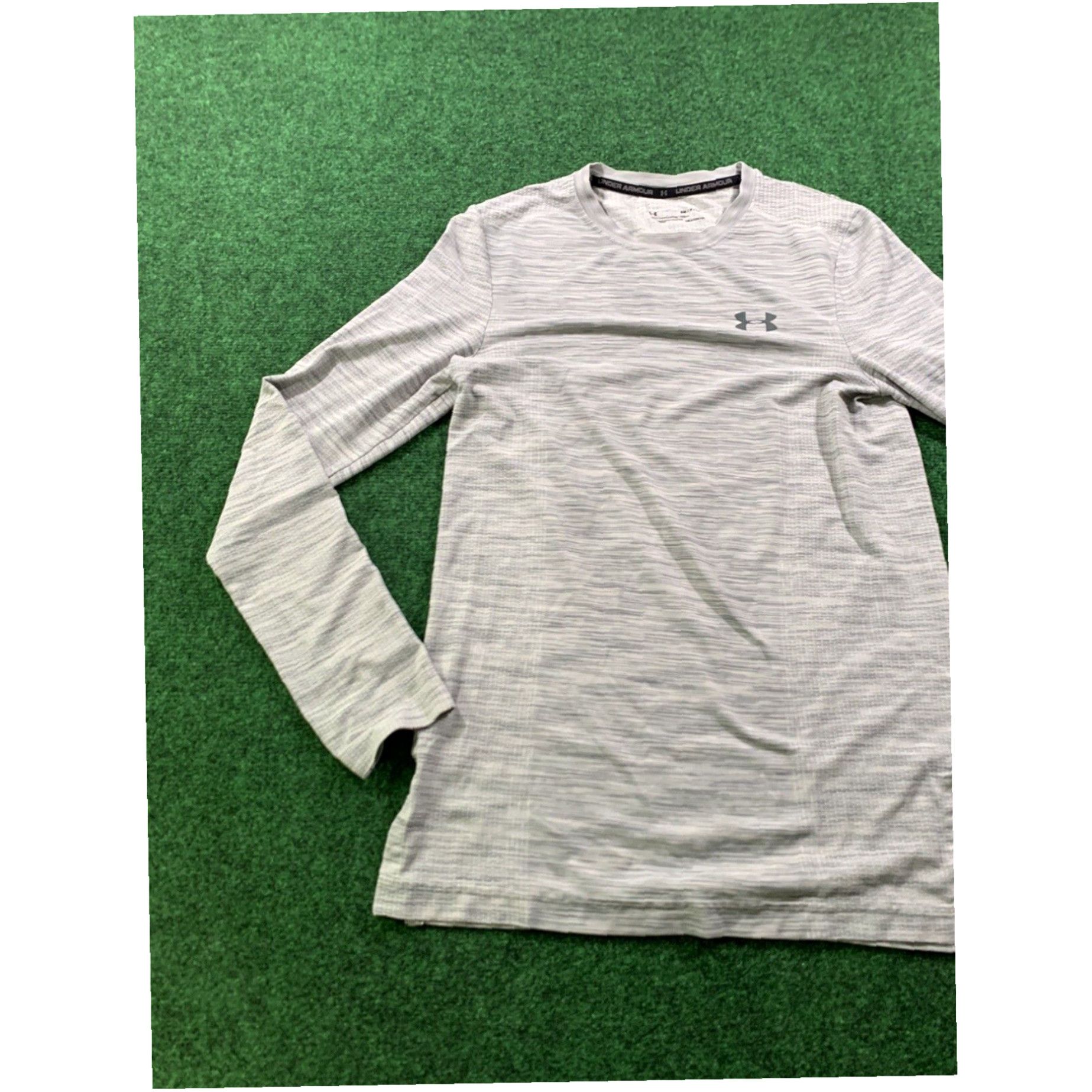 Under Armour Under Armour Mens Shirt Small Threadborne Fitted Heatgear Long Sleeve Gray Gear Size US S / EU 44-46 / 1 - 2 Thumbnail