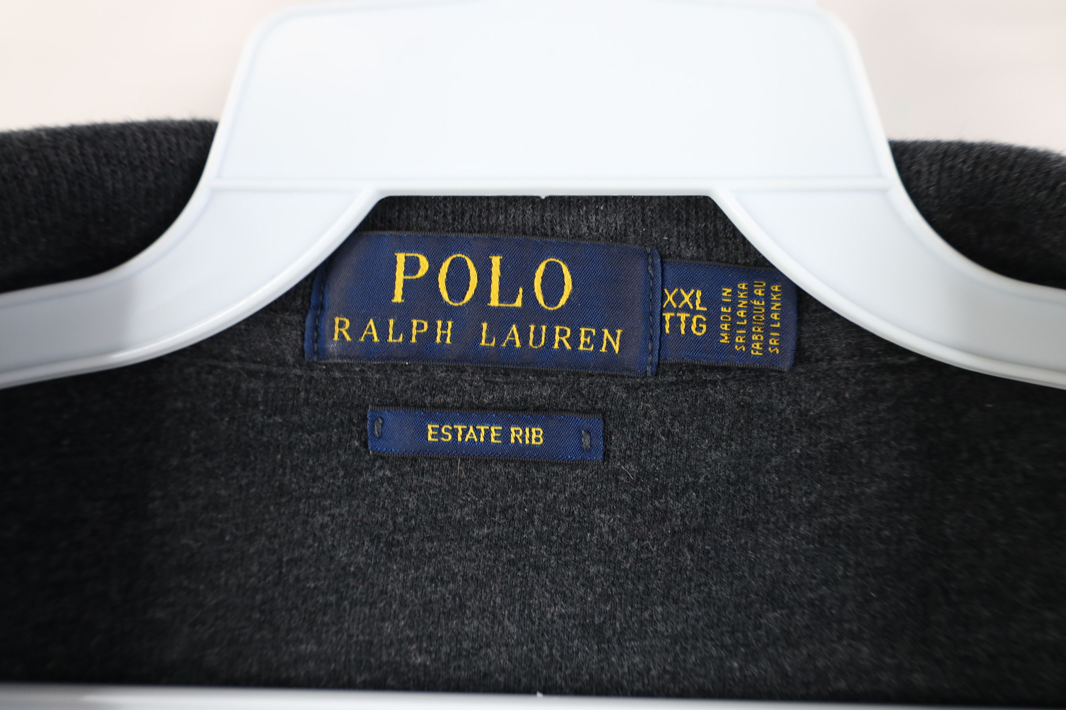 Ralph Lauren Vintage Ralph Lauren Cotton Ribbed Knit 1/4 1/2 Zip Sweater Size US XXL / EU 58 / 5 - 6 Thumbnail