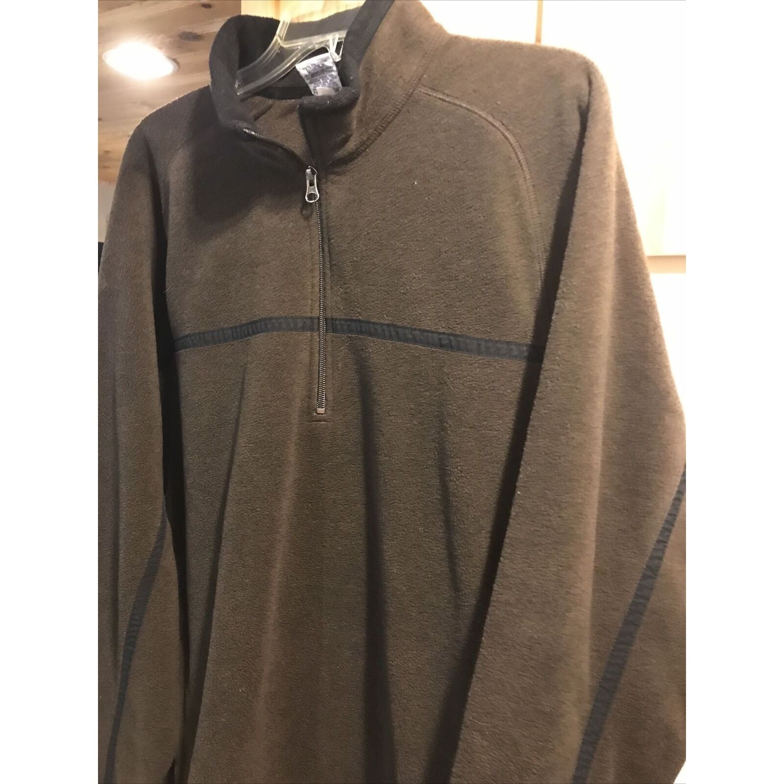 Old Navy Men’s Old Navy Fleece 1/4 Zip Pullover Brown Jacket Size XXL Size US XXL / EU 58 / 5 - 10 Thumbnail