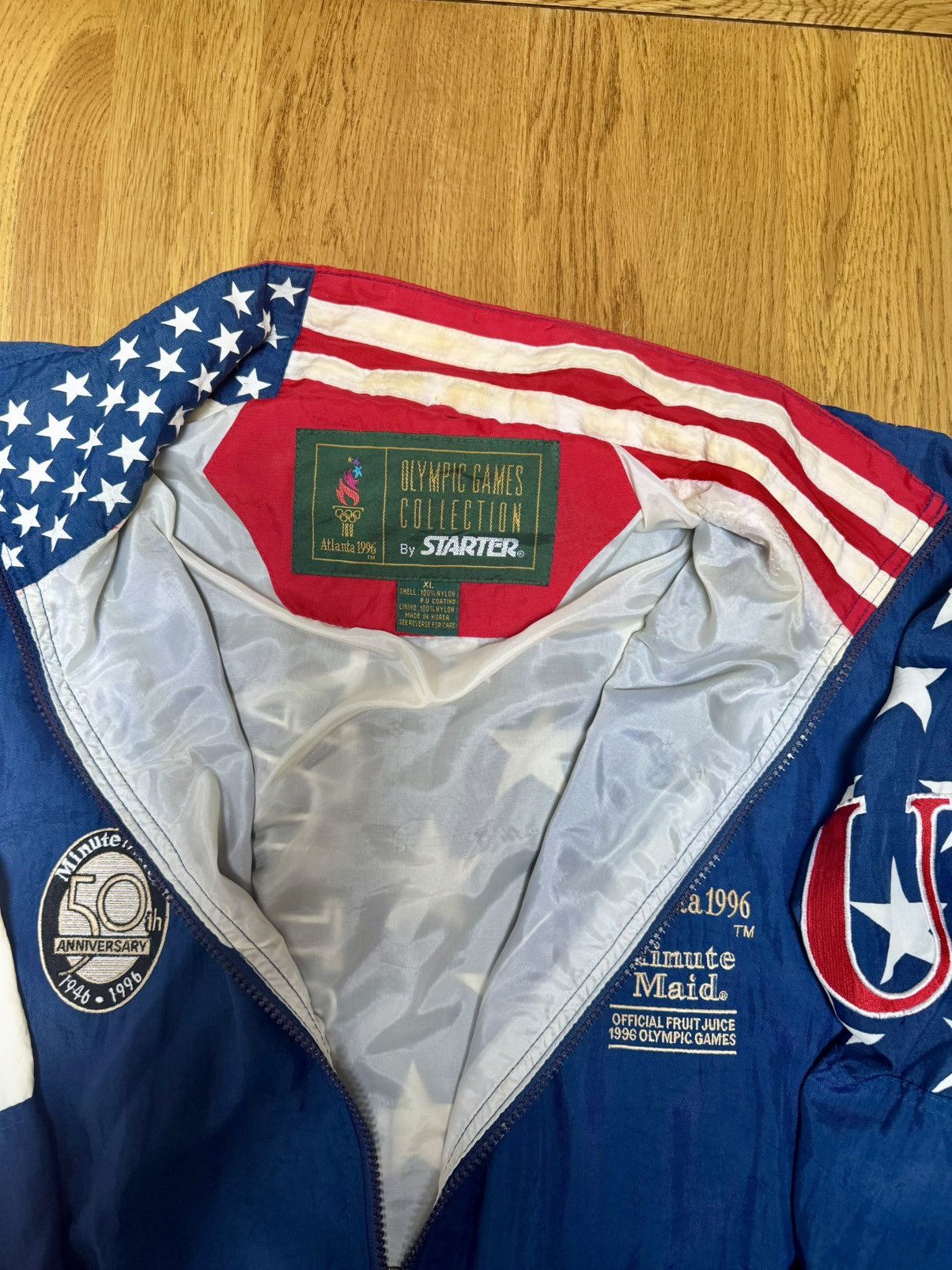Starter Vintage 1996 USA Olympic Games Starter Jacket – Size XL Size US XL / EU 56 / 4 - 9 Thumbnail
