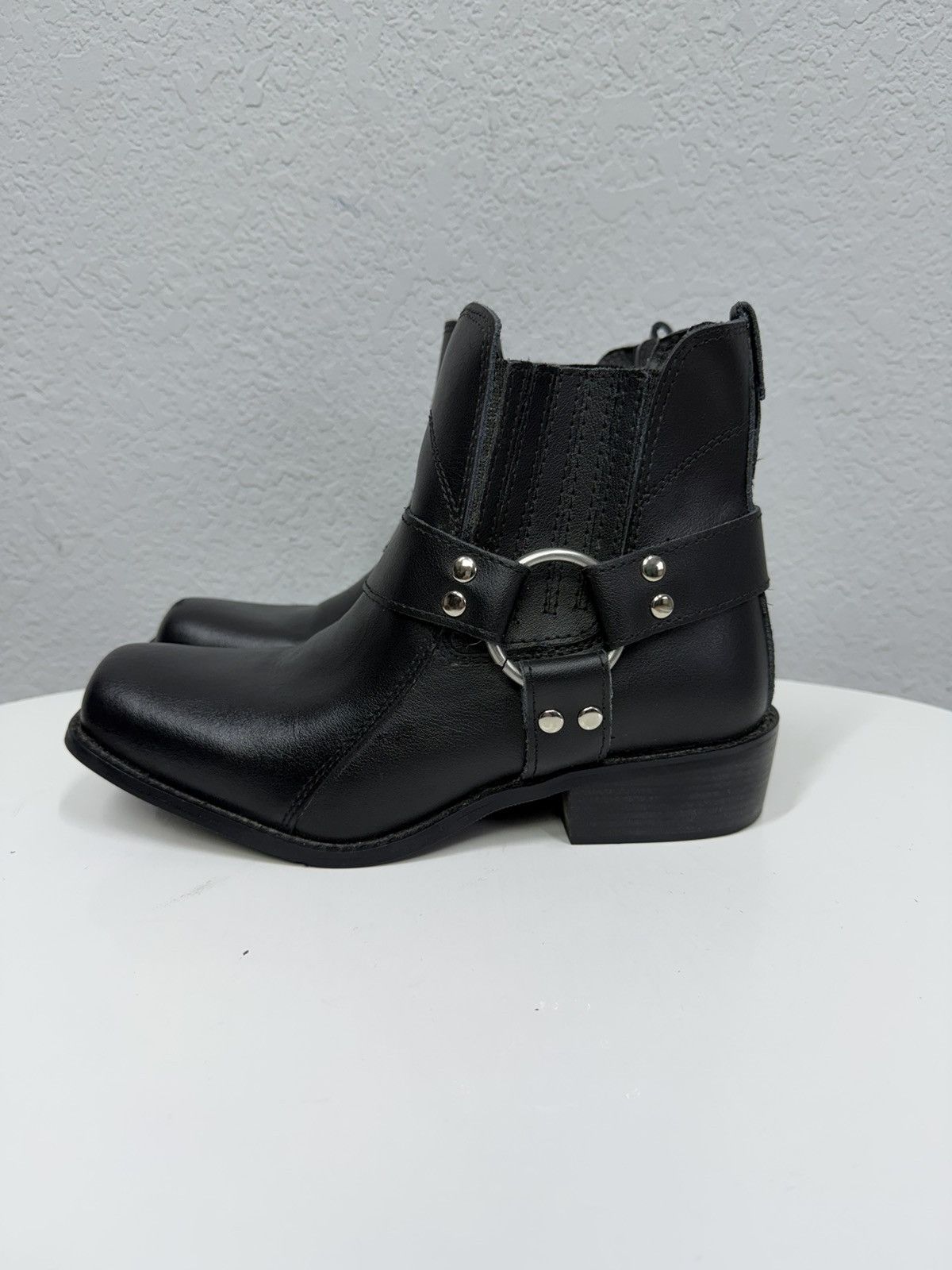 If Six Was Nine Vintage Italian AS 98 Rick Owens Style Leather Cowboy Boots Size US 9 / EU 42 - 4 Thumbnail