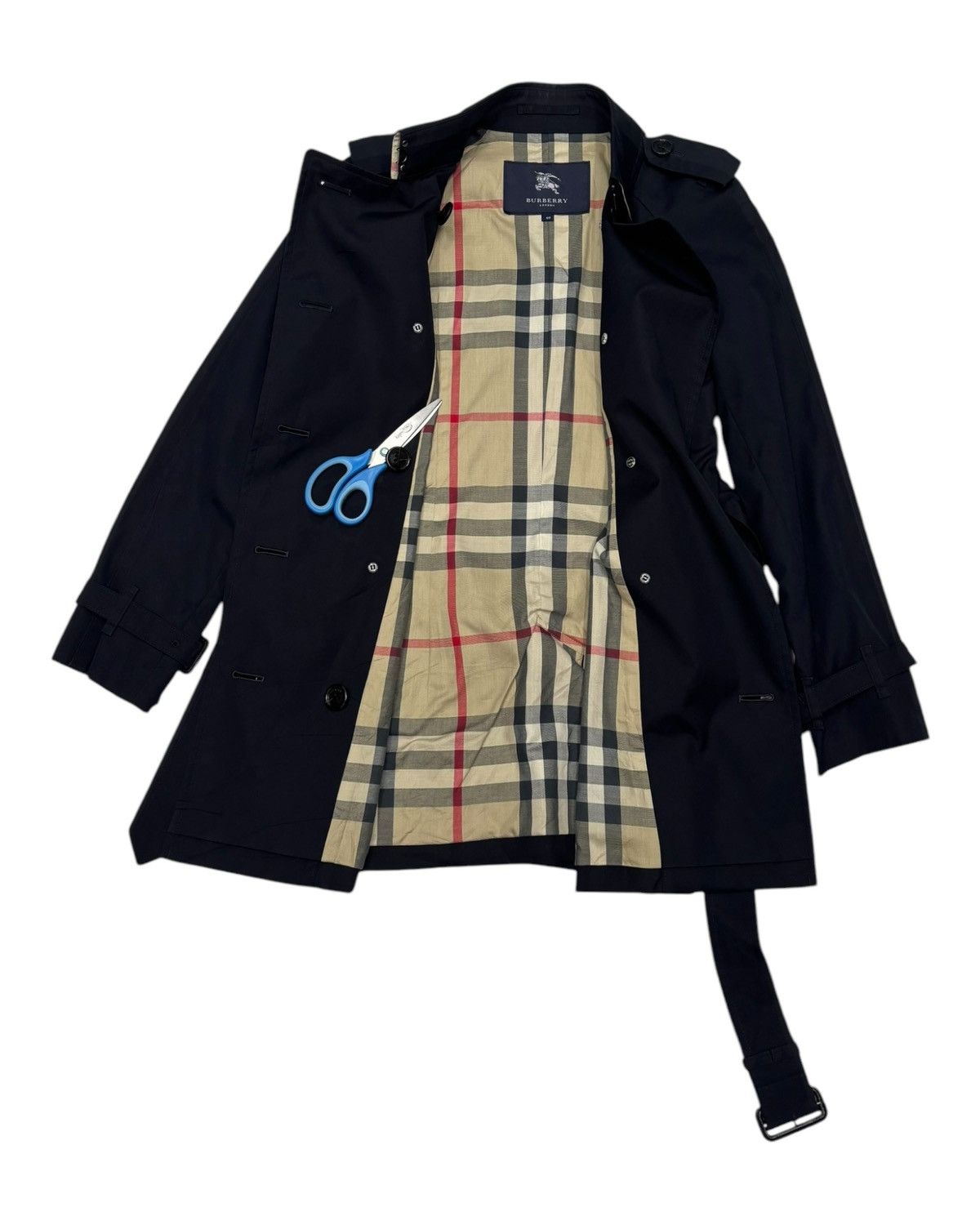 Burberry 🔥BURBERRY KENSINGTON DOUBLE BREASTED TRENCH COAT BELTED Size S / US 4 / IT 40 - 2 Thumbnail