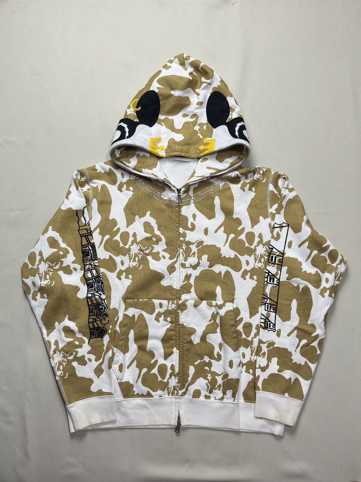 Bape Holstein Cow Full Zip Hoodie Size US S / EU 44-46 / 1 - 5 Thumbnail