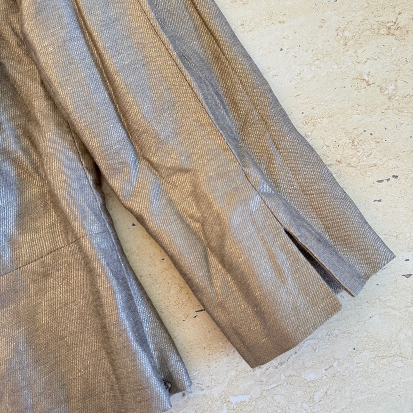La Fam Amsterdam PAUW Amsterdam Shimmering Tan Top, Size 4 Size S / US 4 / IT 40 - 7 Thumbnail