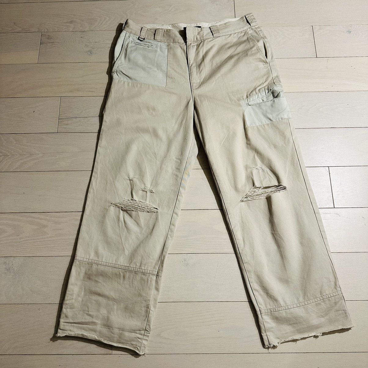 Undercover UNDERCOVER 2023SS DESTROYED PANTS SZ 5 34 Size US 34 / EU 50 - 1 Thumbnail