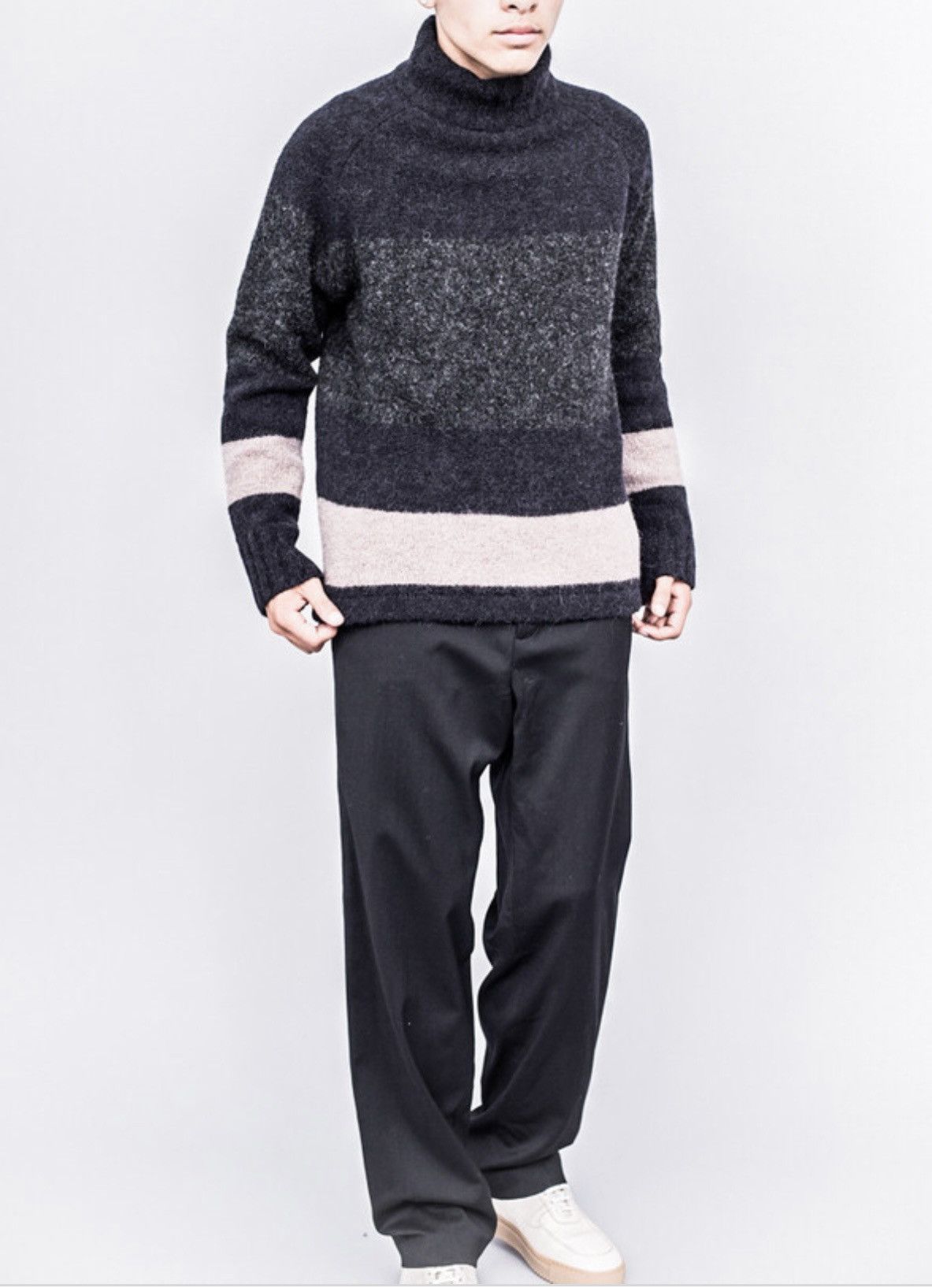 Our Legacy Our Legacy Striped Needled Sweater Turtleneck Size US M / EU 48-50 / 2 - 13 Thumbnail