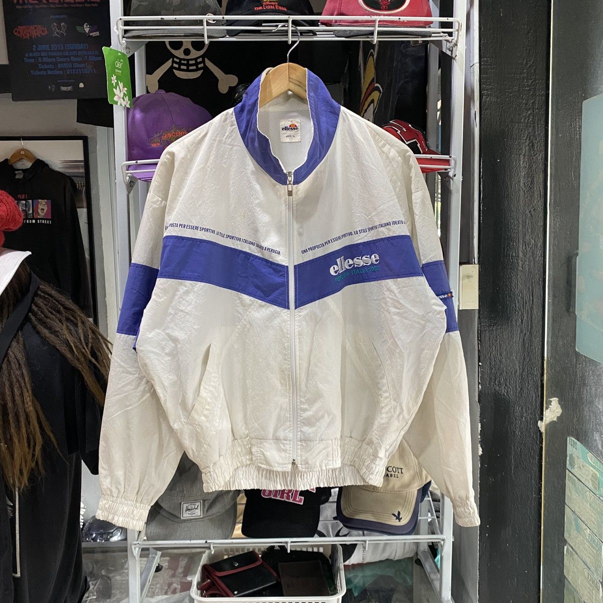 Ellesse Vintage Ellesse big logo Embroidery light jackets Size US L / EU 52-54 / 3 - 2 Thumbnail