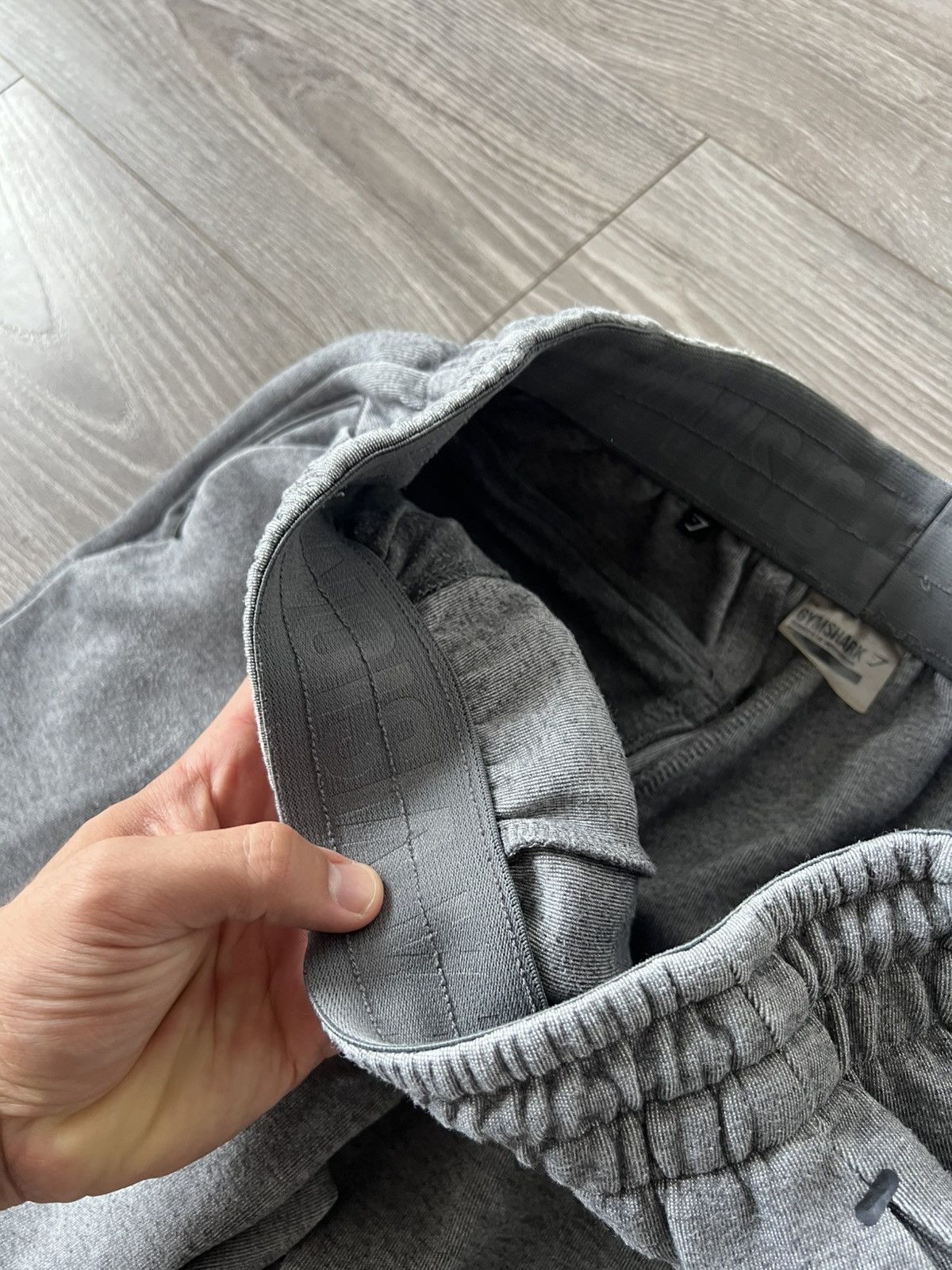 Gymshark Gymshark Onyx Pro Cotton David Laid Gray Joggers Size US 31 - 12 Thumbnail