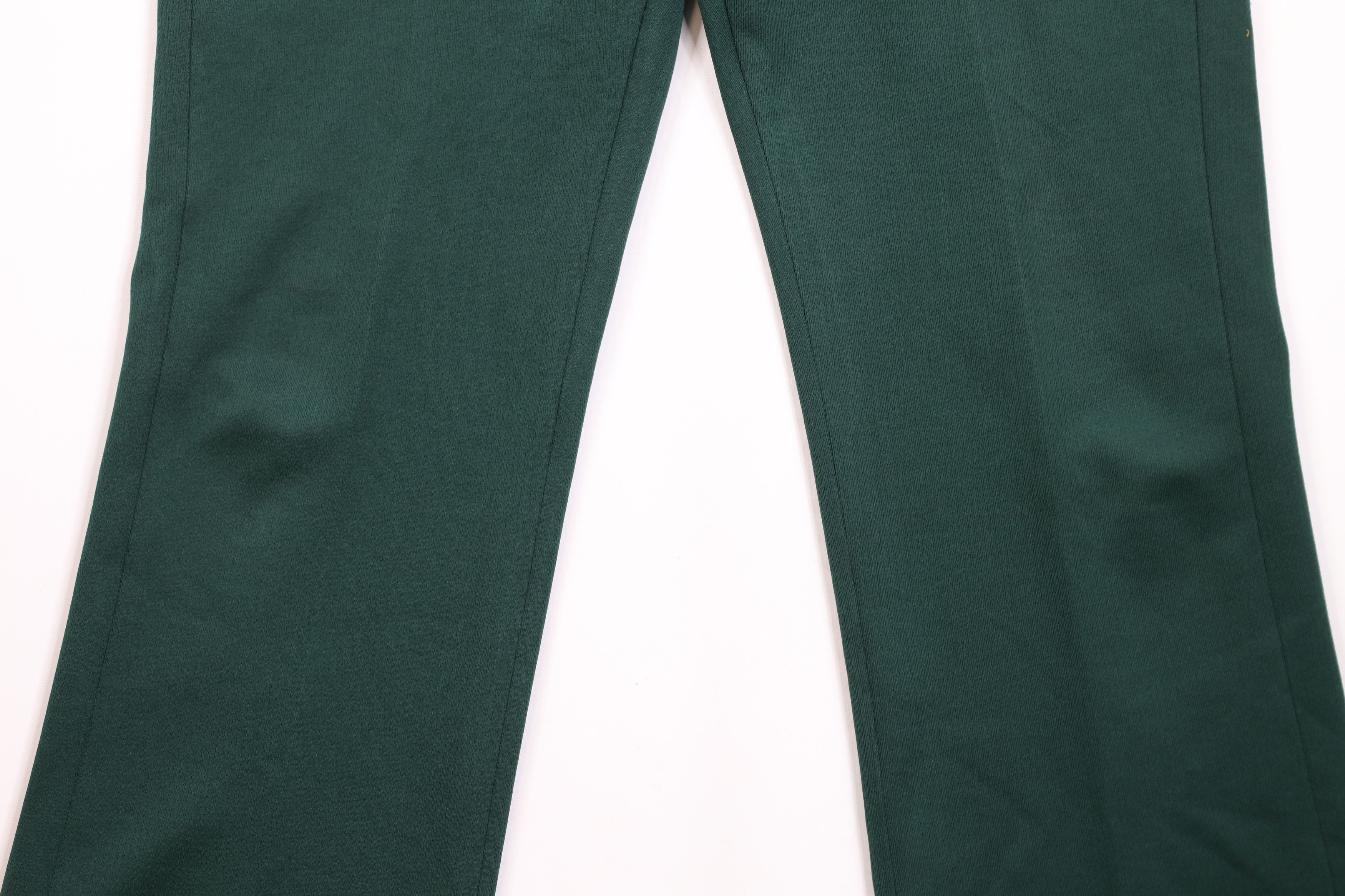Vintage Vintage 70s Streetwear Bell Bottoms Chino Pants Green USA Size US 38 / EU 54 - 3 Thumbnail