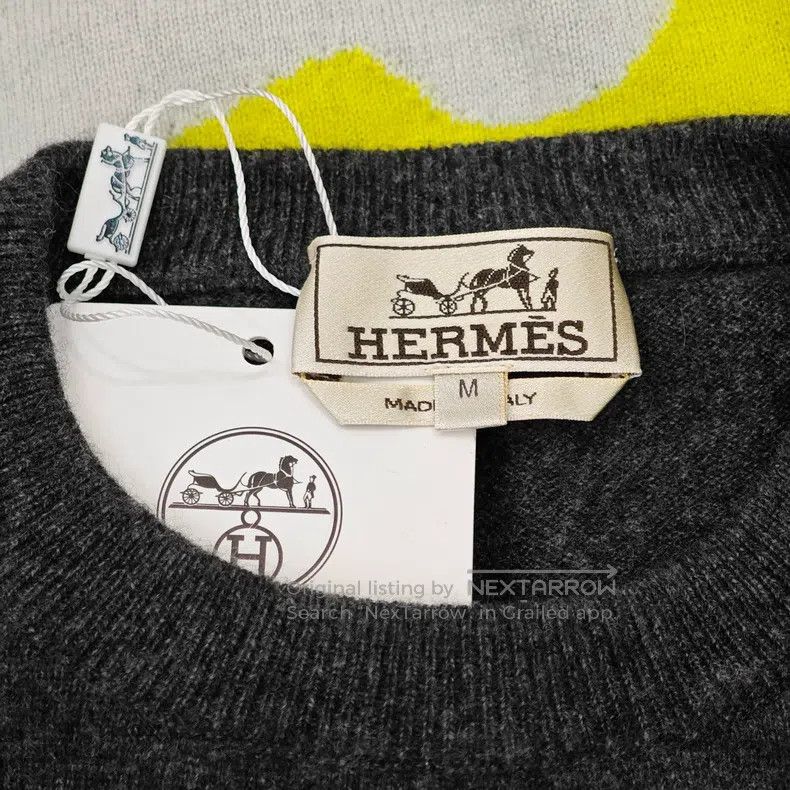 Hermes Hermes Endless Mountain Range Series, Pure Cashmere Knit T Size US M / EU 48-50 / 2 - 3 Thumbnail