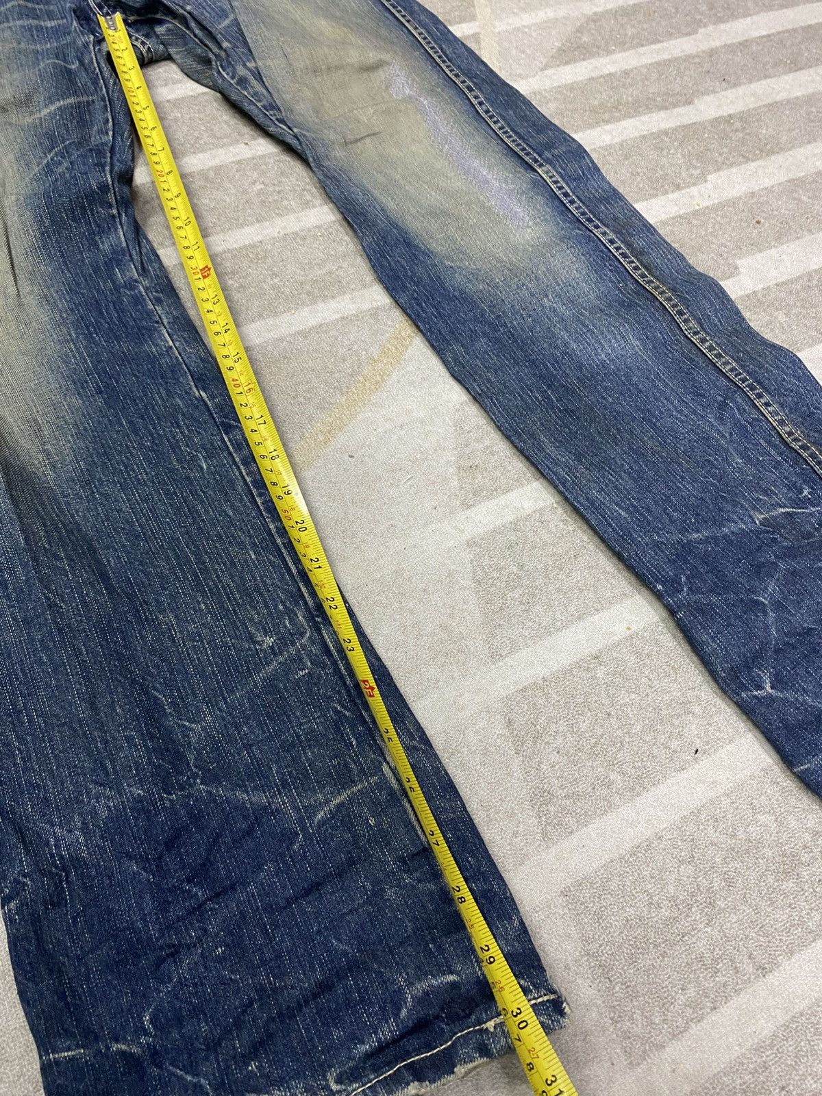 Japanese Brand × Johnbull Rare Vintage John Bull Military Cut Single Side Pocket Denim Size US 34 / EU 50 - 15 Thumbnail
