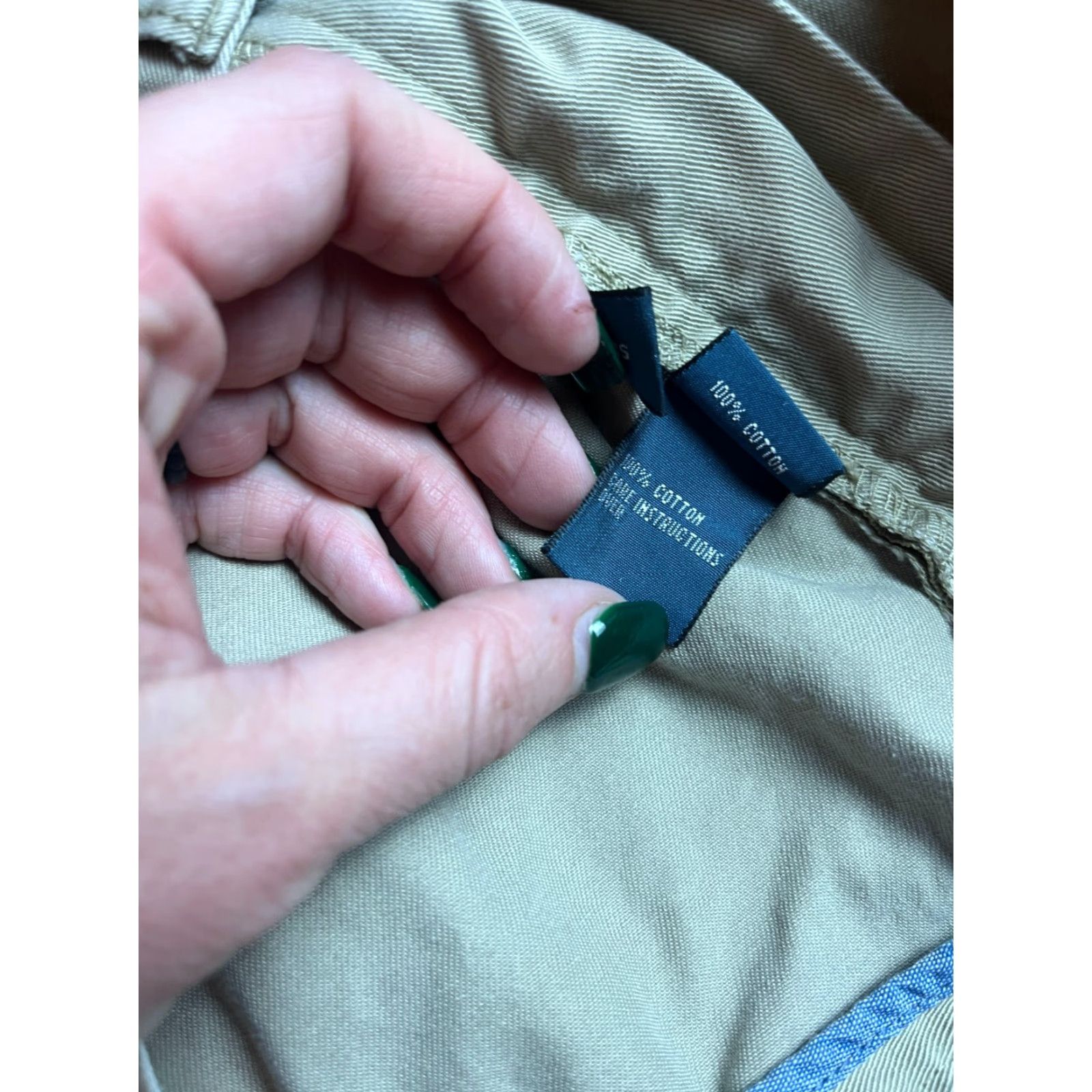Polo Ralph Lauren Polo Ralph Lauren Shorts Men 36 Pleated Classic Fit 9" Tan Brown Solid Chino Casual Vintage No N/A Size US M / EU 48-50 / 2 - 8 Thumbnail