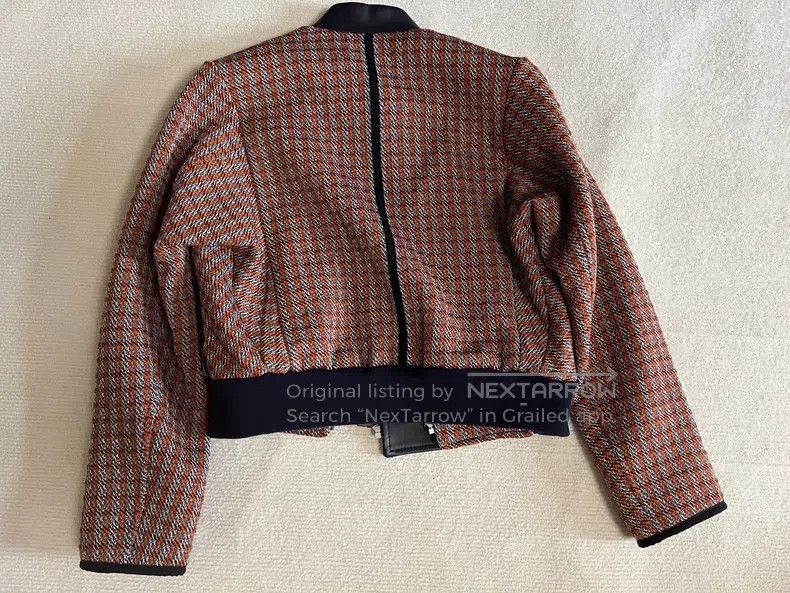 Hermes Hermes High-End Series Show Model Houndstooth Patch Leathe Size XXS / US 00 / IT 34 - 3 Thumbnail