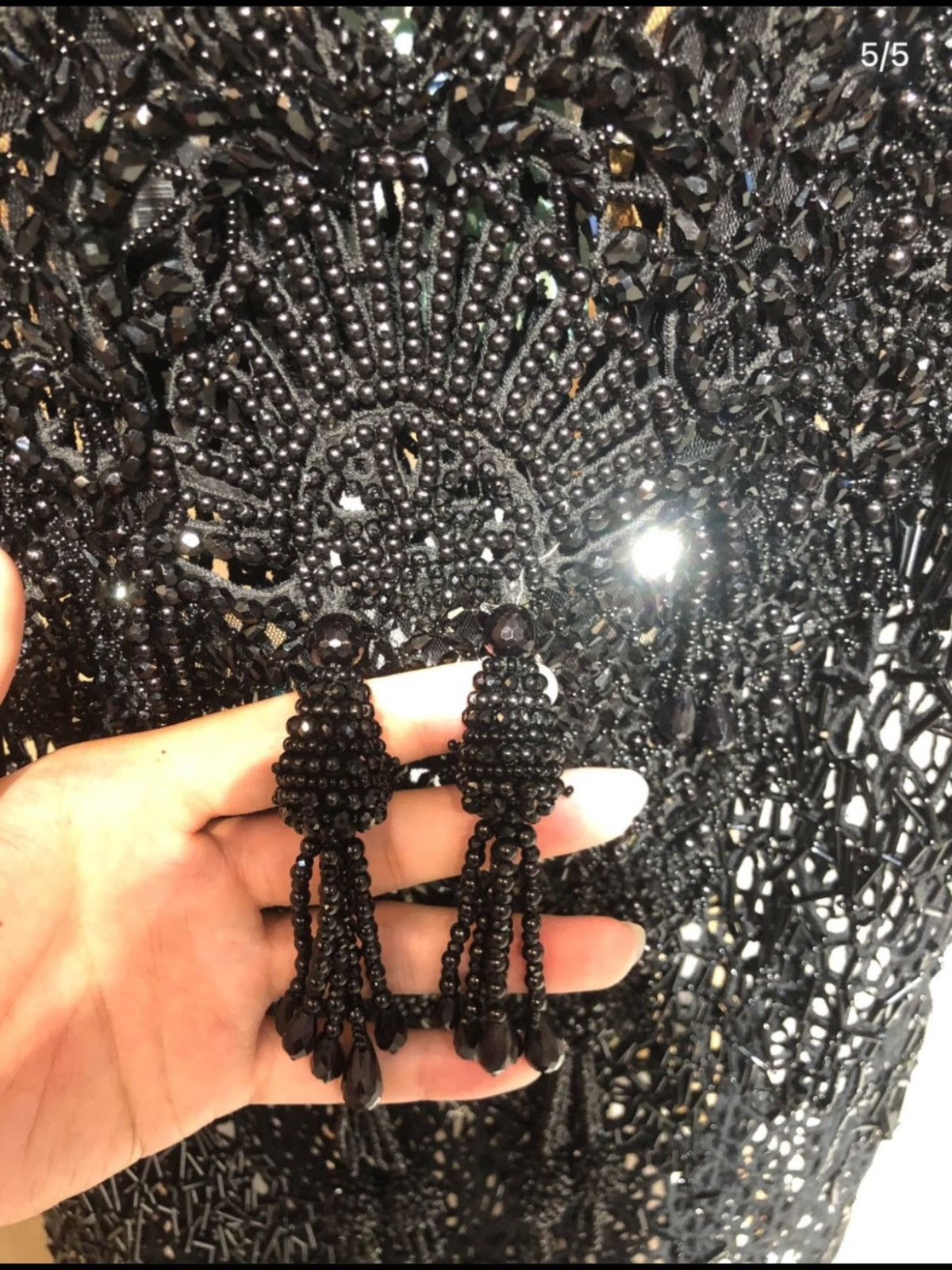 Gucci Rare Runway Black Sequin Sheer Dress NWT Size S / US 4 / IT 40 - 5 Thumbnail