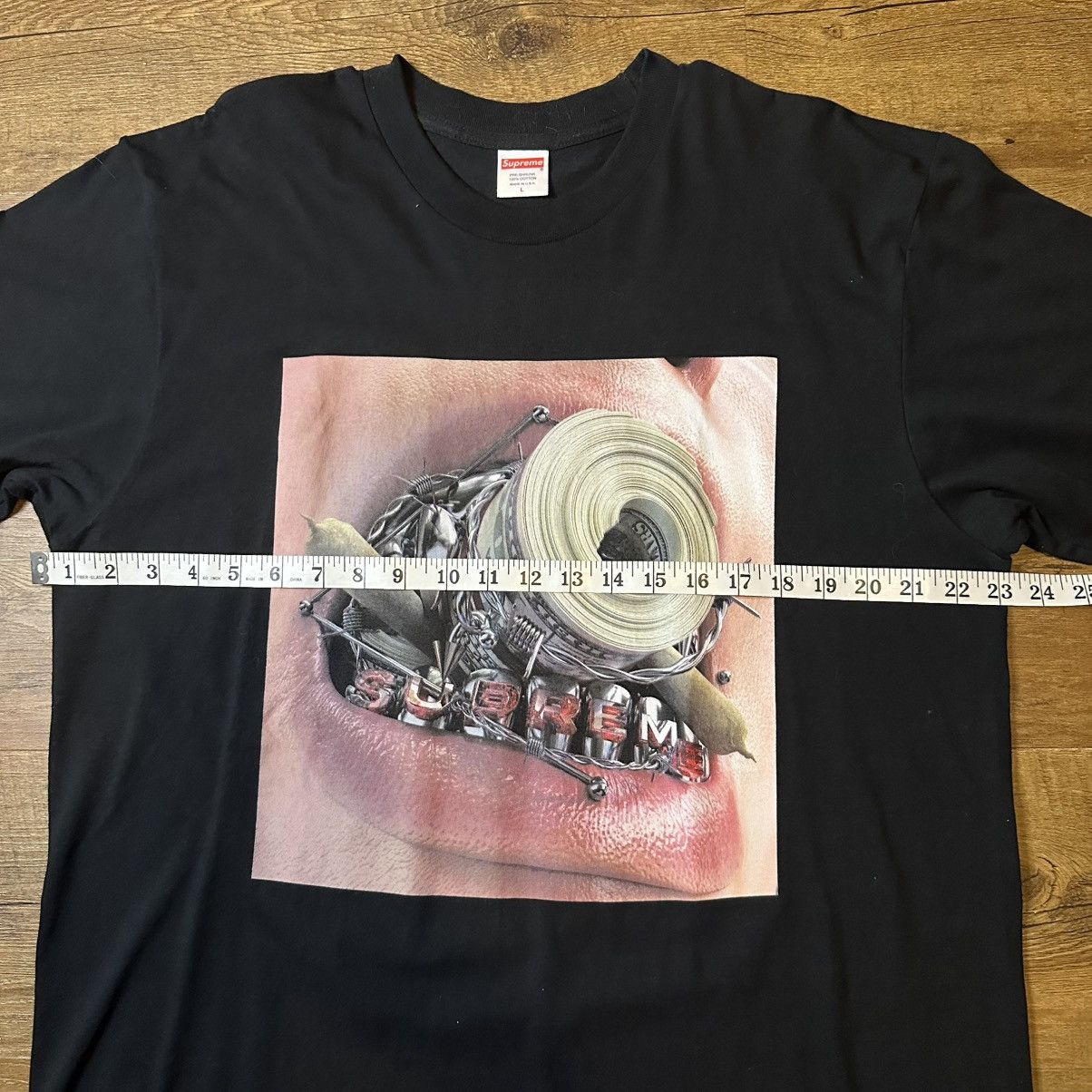 Supreme Supreme Braces Tee Size US L / EU 52-54 / 3 - 4 Thumbnail