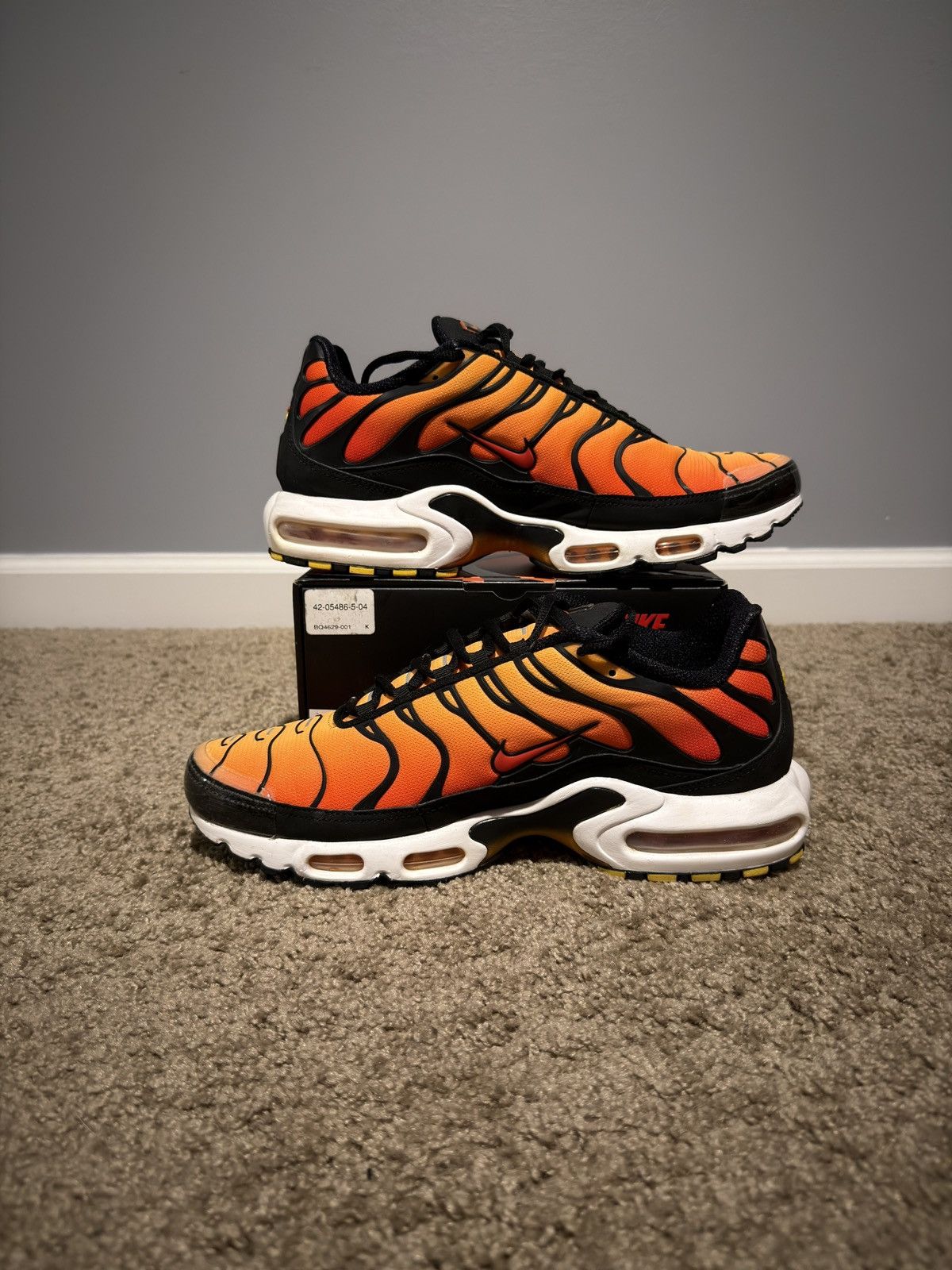 Nike 2018 Nike Air Max Plus TN OG “Pimento” Size US 10.5 / EU 43-44 - 3 Thumbnail