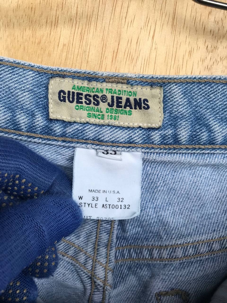 Georges Marciano VINTAGE 90s GUESS Georges Marciano FADED LIGHTWASH DENIM Size US 33 - 6 Thumbnail