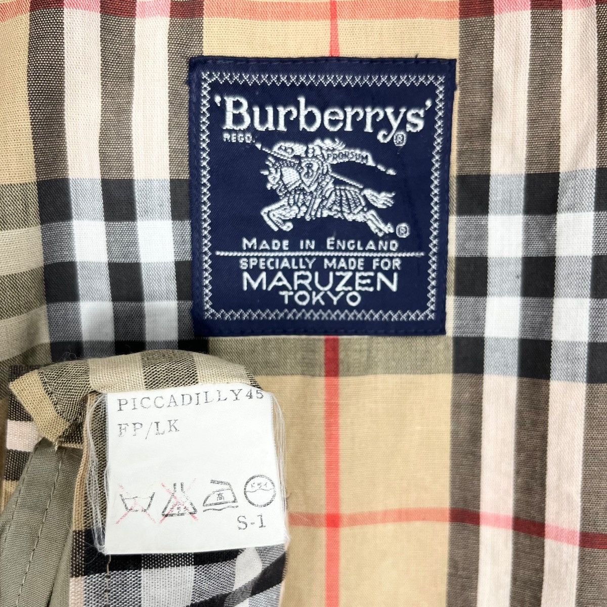 Burberry × Vintage Vintage Burberrys Single Layer Nova Check Women Trench Coat Size L / US 10 / IT 46 - 9 Thumbnail