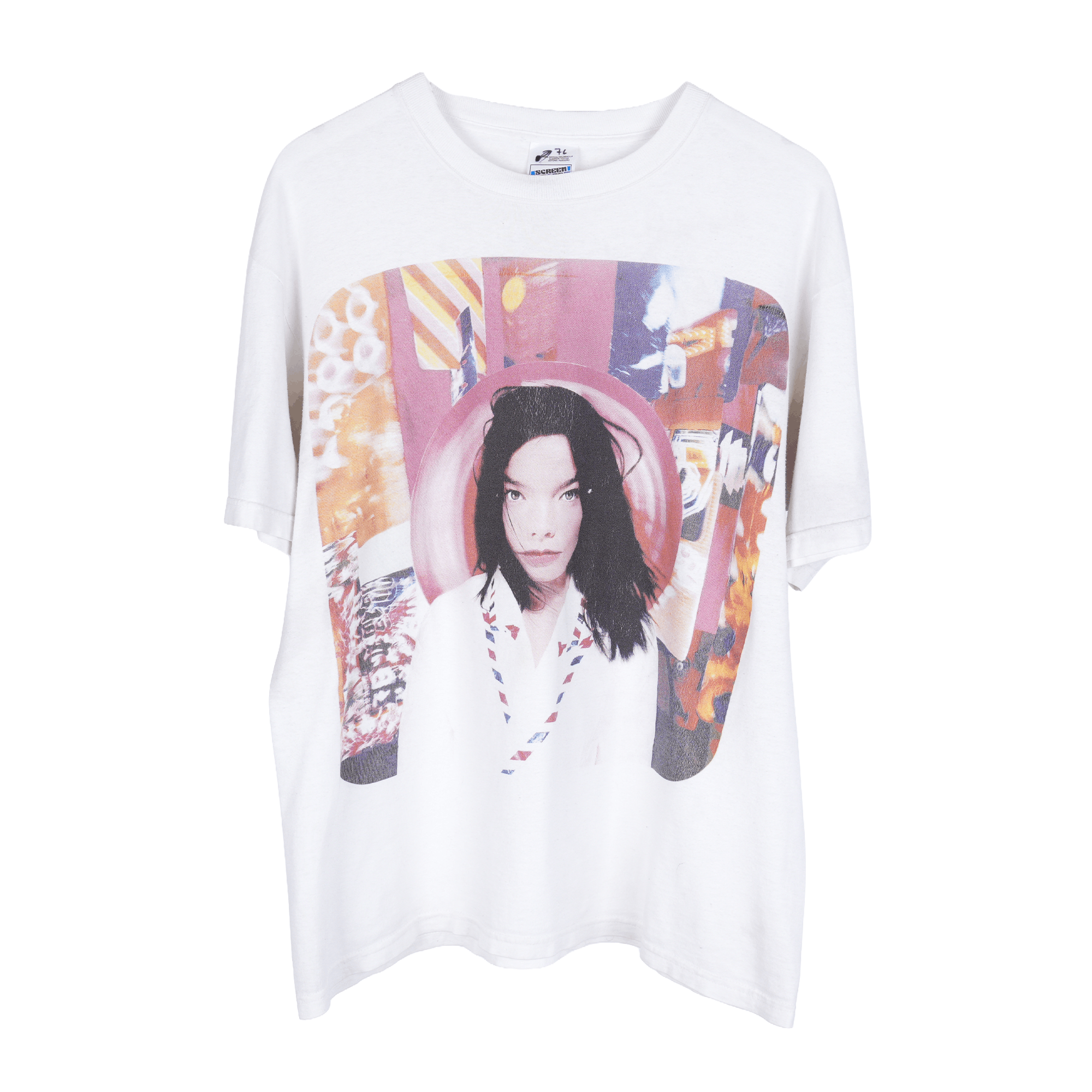 Vintage VINTAGE 90'S FADED BJORK POST ALBUM TEE Size US XL / EU 56 / 4 - 1 Thumbnail