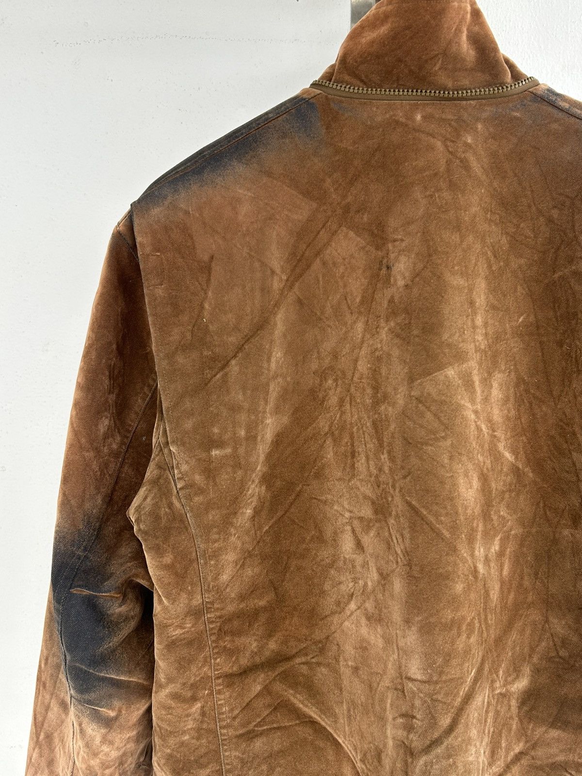 In The Attic Intheattic Vintage Suede Brown Winter Jacket Size US L / EU 52-54 / 3 - 10 Thumbnail