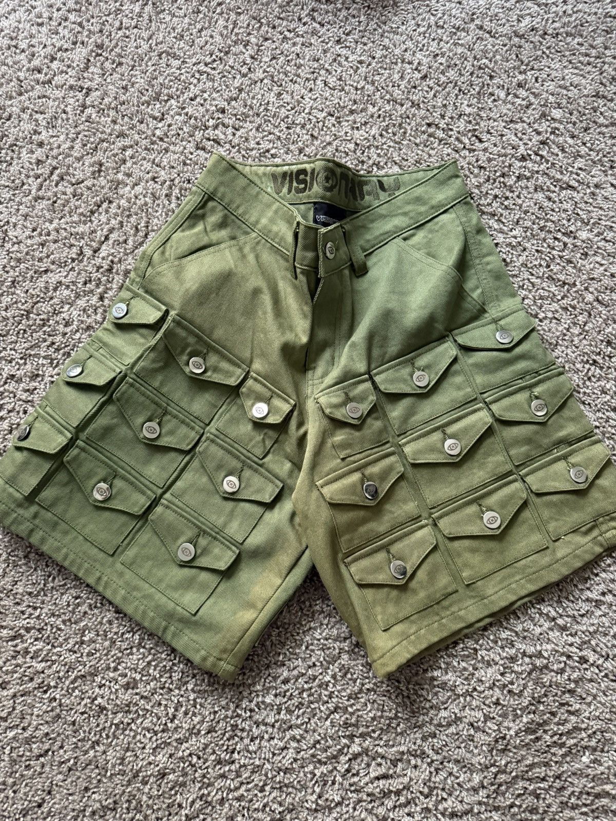 Other Olive green streetwear shorts Size US 30 / EU 46 - 4 Thumbnail