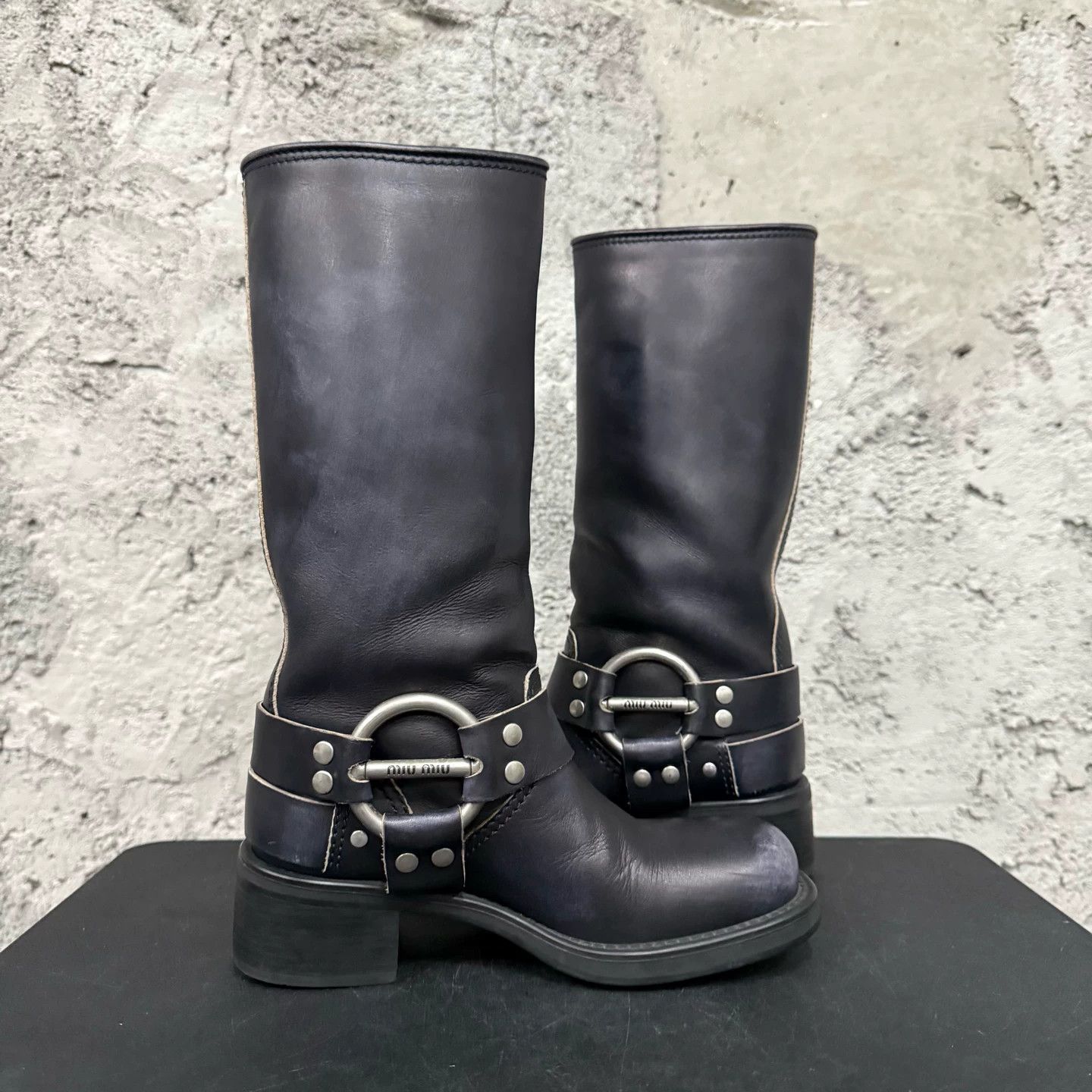 Miu Miu MIU MIU riding boots size 35.5 new Size US 4.5 / IT 34.5 - 4 Thumbnail