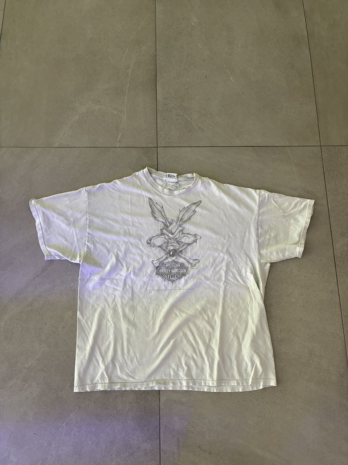 Harley Davidson Harley Davidson Looney Tunes Tee White Size L 2010 Size US L / EU 52-54 / 3 - 2 Thumbnail