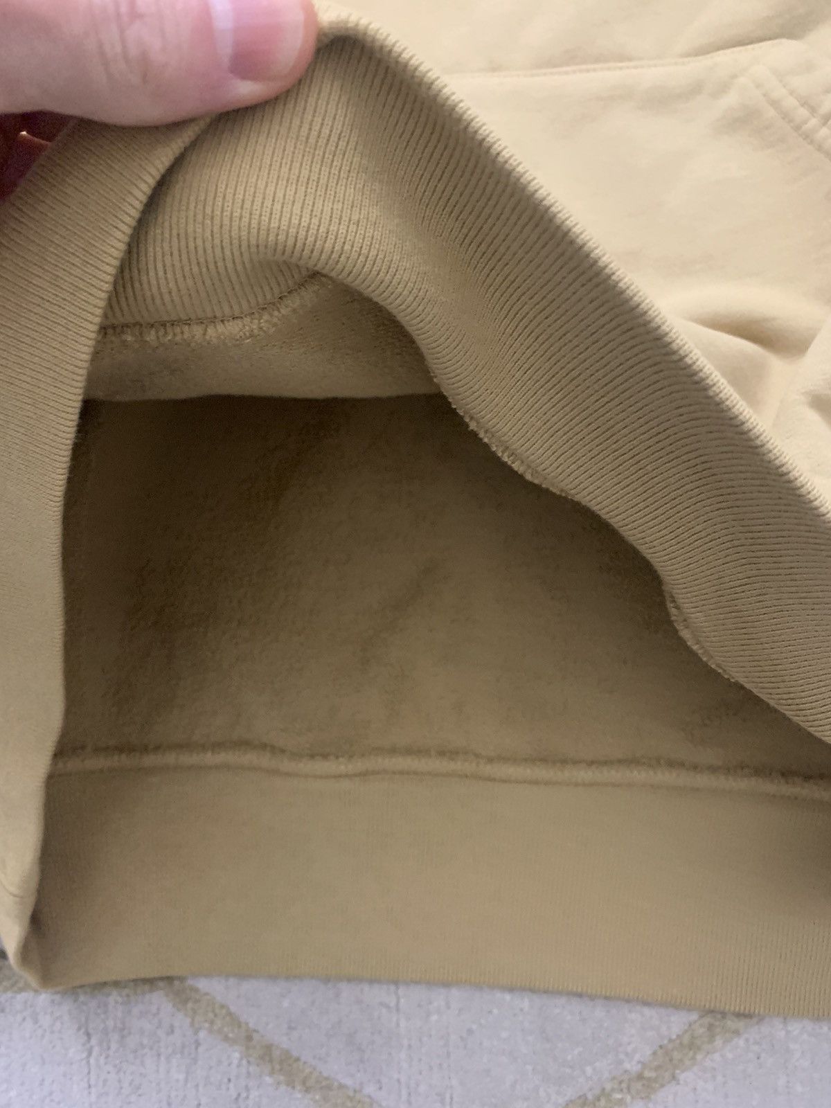 Other Yellow Label Co. Heavy Cropped Hoodie in Camel Size XS / US 0-2 / IT 36-38 - 4 Thumbnail