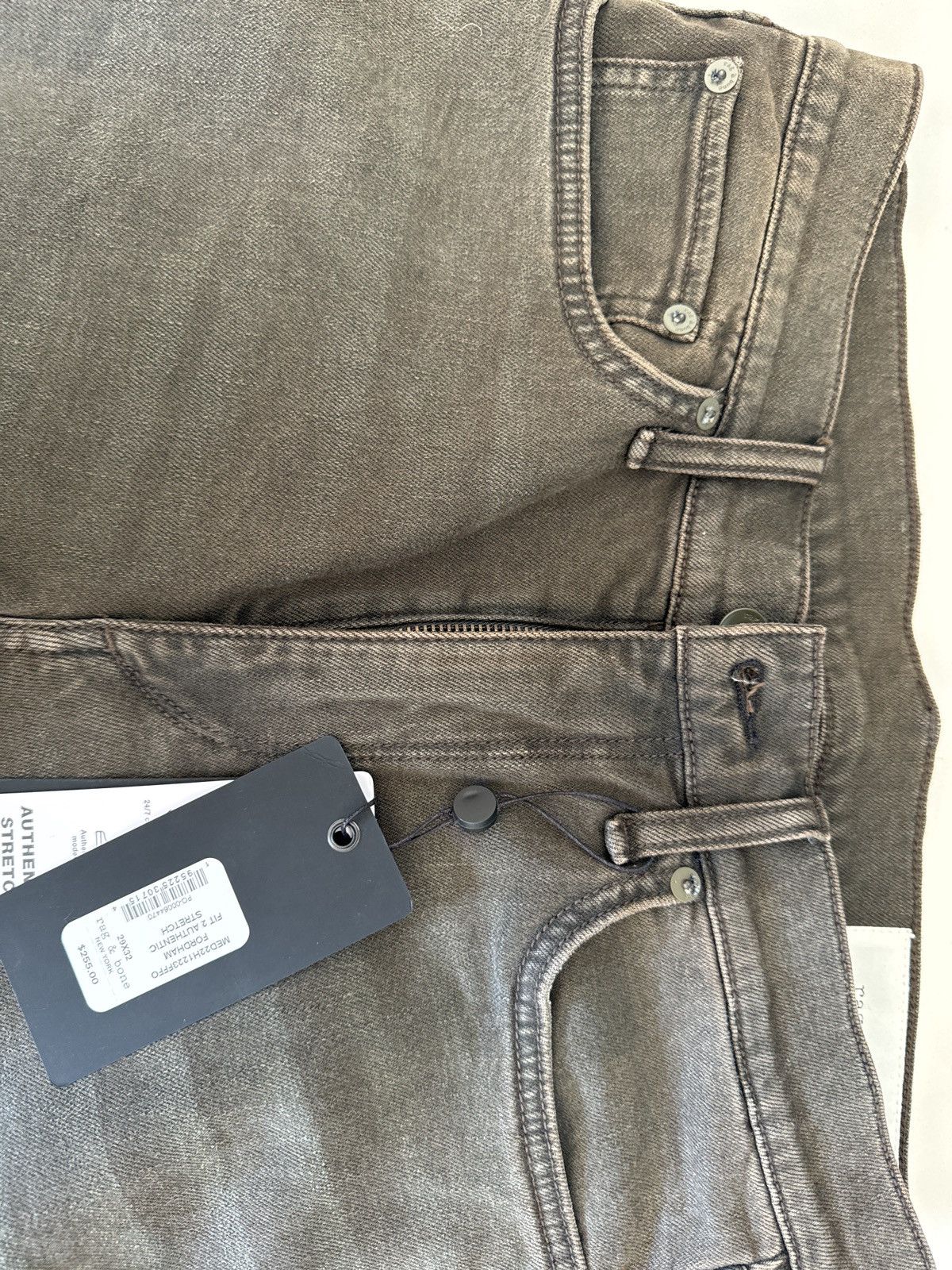 Rag & Bone Never worn brown jeans, hemmed at 28” Size US 29 - 2 Thumbnail