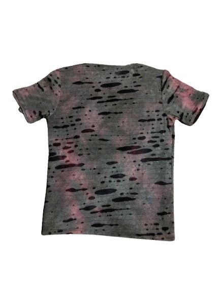 Tornado Mart Tornado Mart Tie Dye Blood Double Layer Ripped Shirt Size US M / EU 48-50 / 2 - 2 Thumbnail