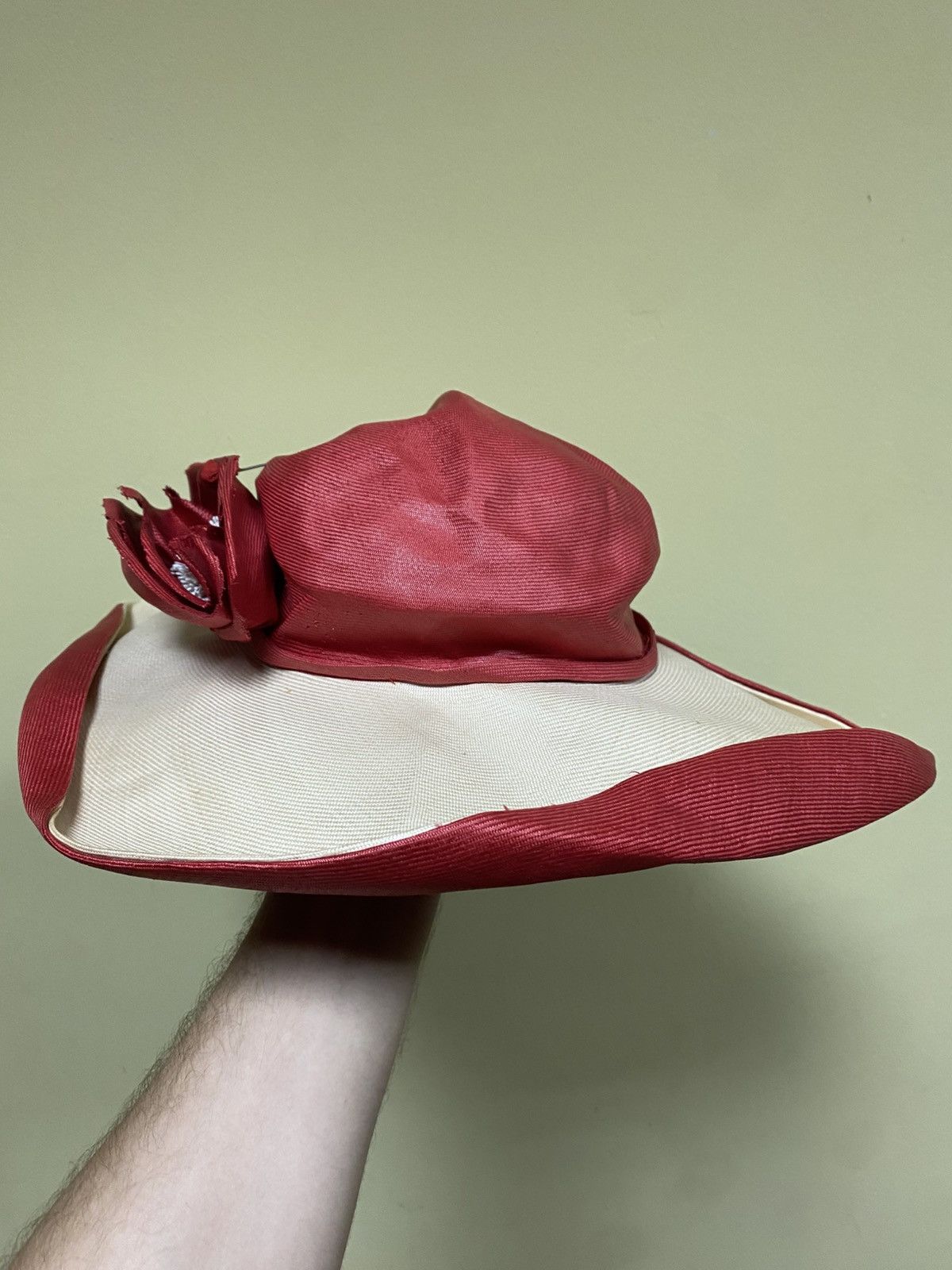 Christian Dior Monsieur Christian Dior license chapeaux 80s vintage hat flower pin Size ONE SIZE - 7 Thumbnail