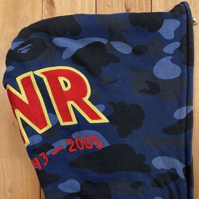 Bape BAPE Shoulder Shark Full Zip Hoodie blue camo a bathing ape Size US S / EU 44-46 / 1 - 5 Thumbnail