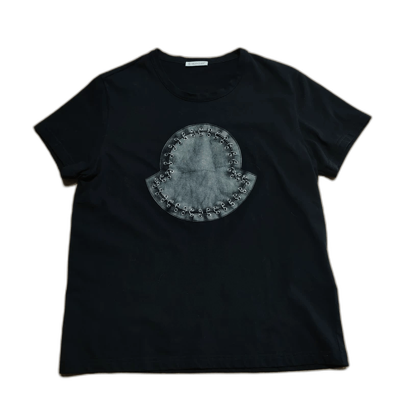 Moncler moncler black short sleeve t-shirt Size US M / EU 48-50 / 2 - 1 Thumbnail