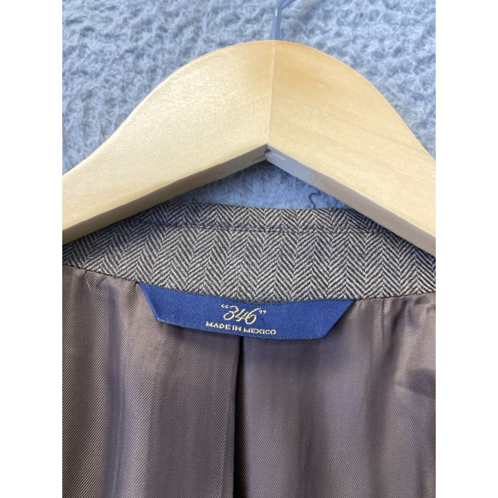 Brooks Brothers VINTAGE Brooks Brothers Blazer Mens 44 L Brown Sport Coat Jacket / 98-58 Size 44R - 3 Thumbnail