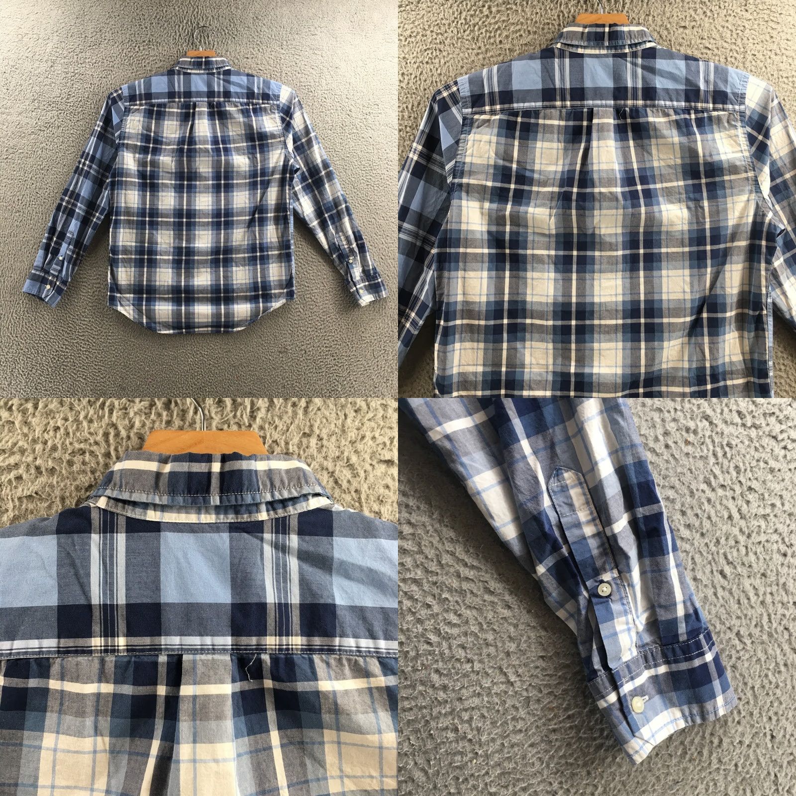 American Eagle Outfitters American Eagle Outfitters Button-Down Shirt Mens M Blue Long Sleeve Classic Fit Size US M / EU 48-50 / 2 - 8 Thumbnail