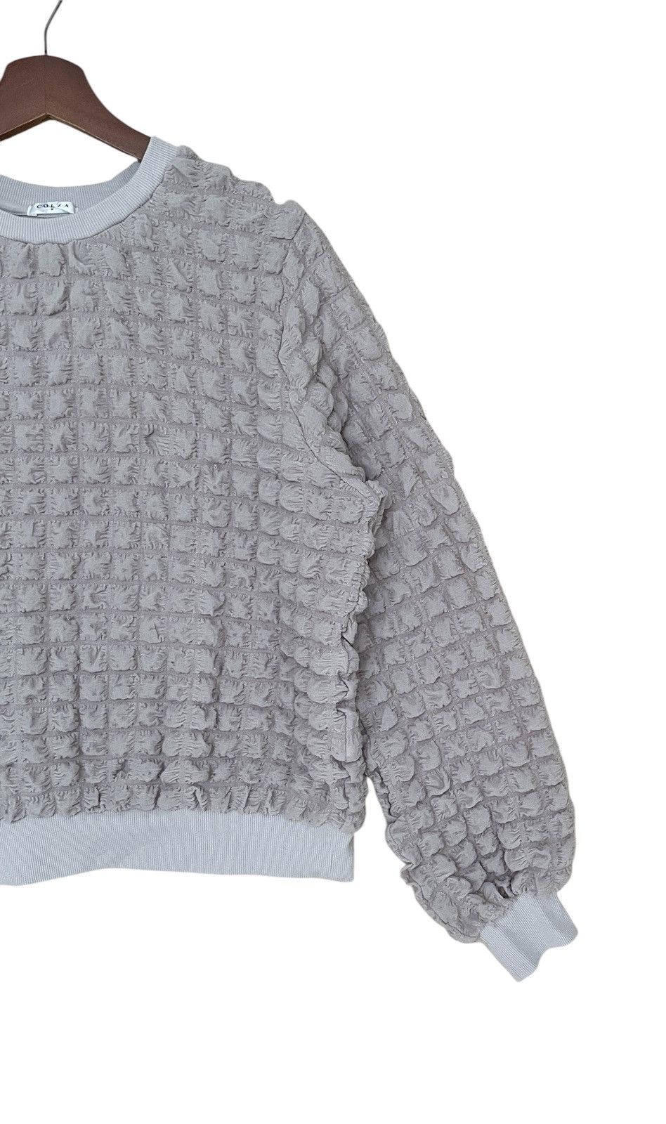 Japanese Brand × Vintage Vintage Japanese Brand Colza Fur Bubble Sweatshirt 2000s Size US M / EU 48-50 / 2 - 4 Thumbnail