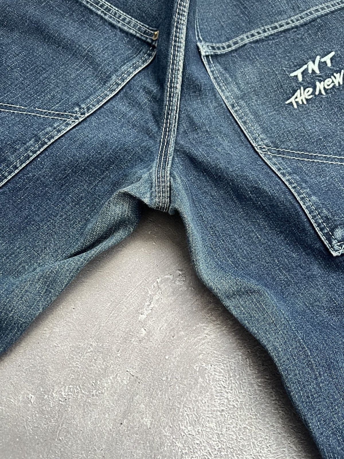 Japanese Brand Vintage TNT Y2k The New Trend Baggy Rap Pants Double Knee Size US 28 / EU 44 - 16 Thumbnail