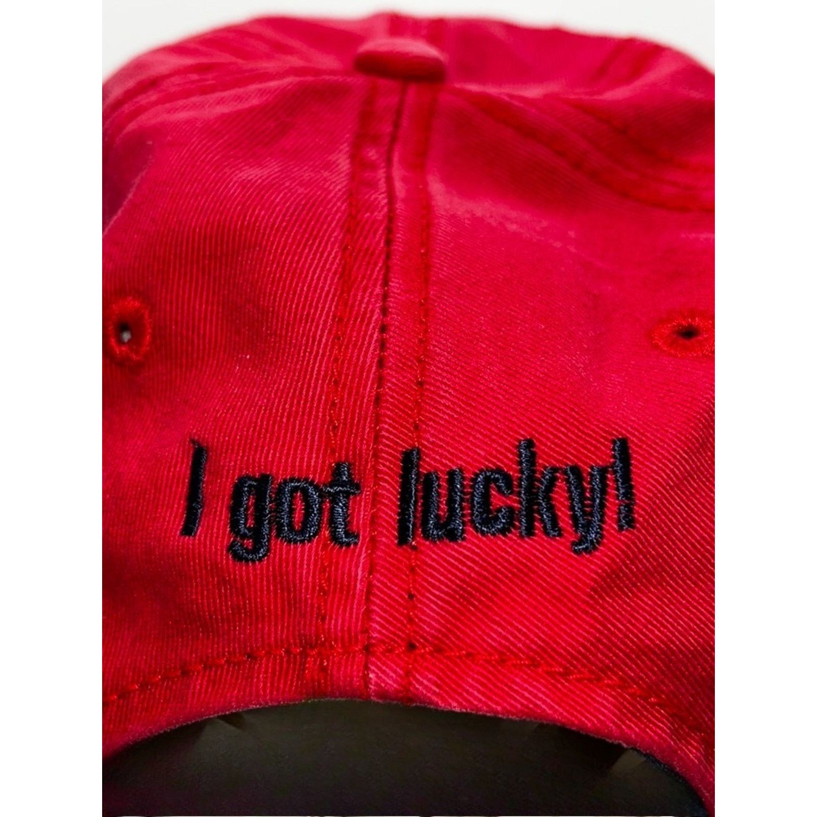 Other Snapple 2004 Lemons R Lucky Red Hat Adjustable Baseball Cap Size ONE SIZE - 6 Thumbnail