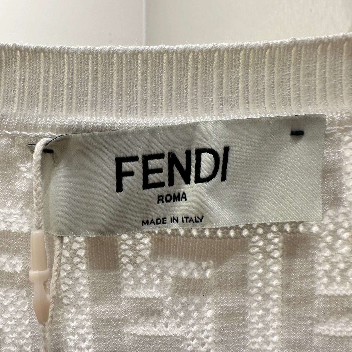 Fendi Fendi mar466 all over FF short knit cardigan 40 Size S / US 4 / IT 40 - 3 Thumbnail