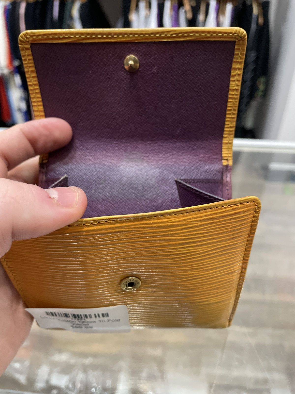 Louis Vuitton Louis Vuitton Yellow Tri Fold Wallet Size ONE SIZE - 2 Thumbnail