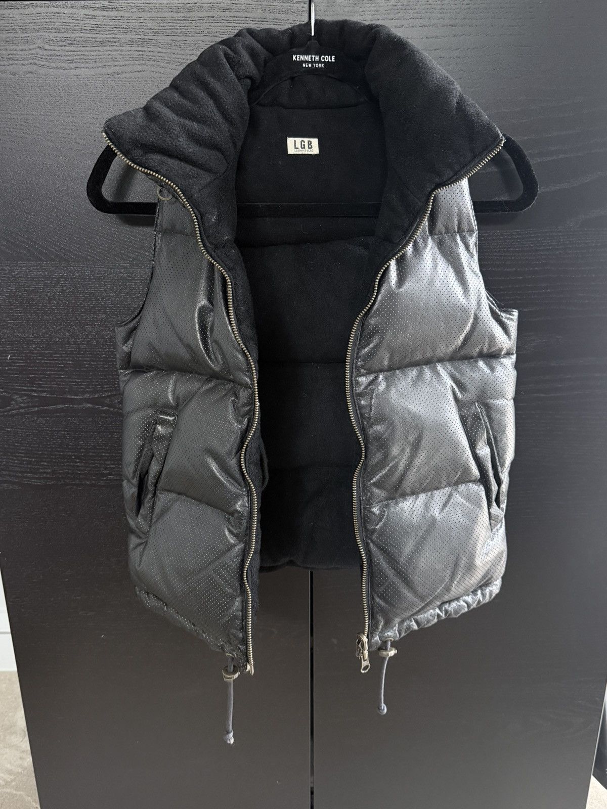 Le Grande Bleu (L.G.B.) LGB Reversible Puffer Vest w/ Zip Away Hood Size US S / EU 44-46 / 1 - 2 Thumbnail