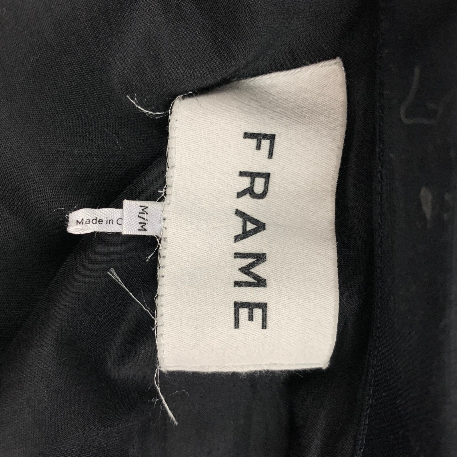 Frame FRAME Size M Navy Blue Cotton Zip Sport Coat Size 38R - 7 Thumbnail