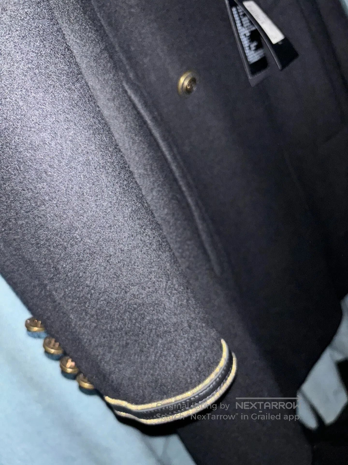Anthony Vaccarello Saint Laurent 2020FW Gold Button Military Coat. Size US M / EU 48-50 / 2 - 3 Thumbnail