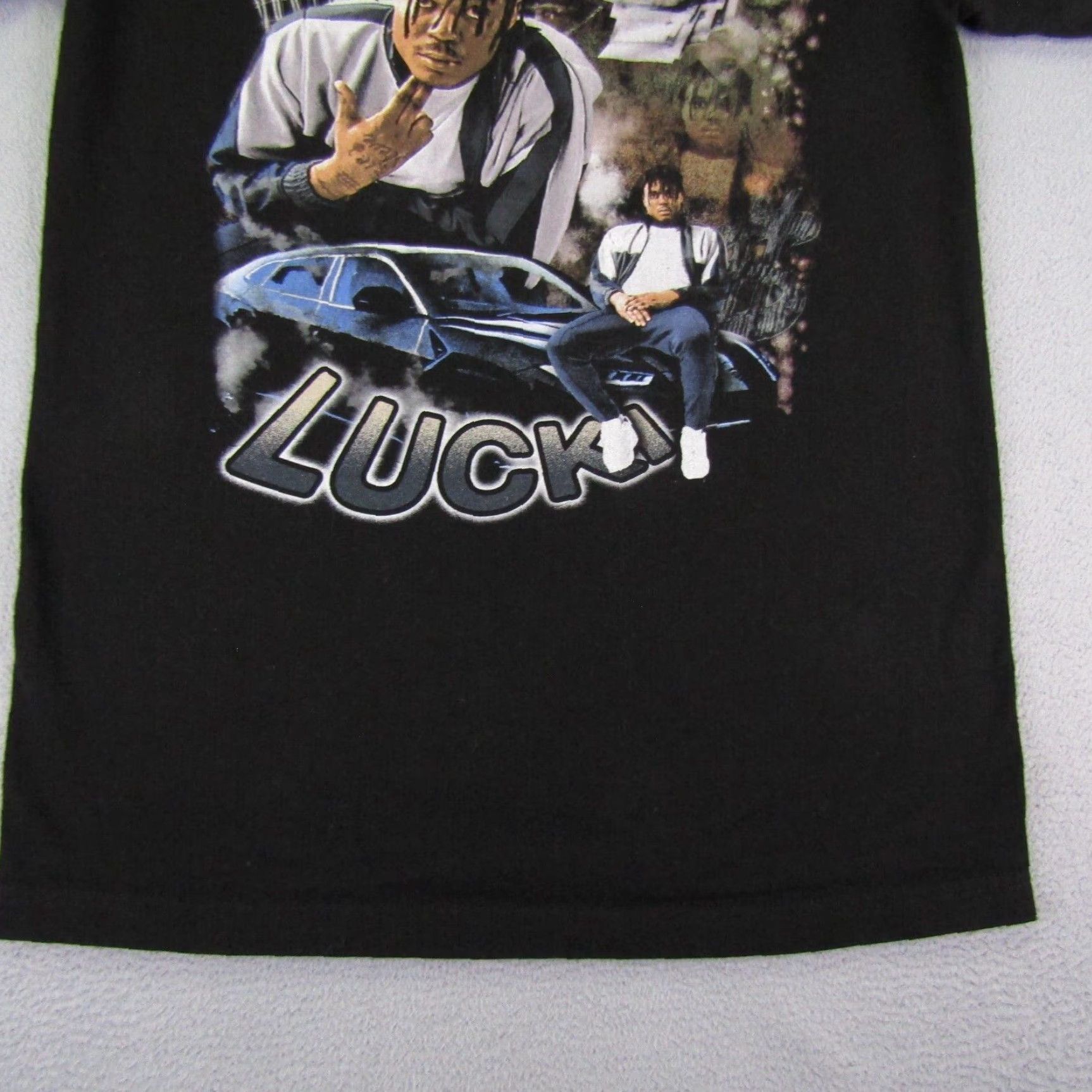 Vintage Game Changer Shirt Mens Medium Black Lucki Rapper Hip Hop Rap Tee Money Cars Size US M / EU 48-50 / 2 - 4 Thumbnail