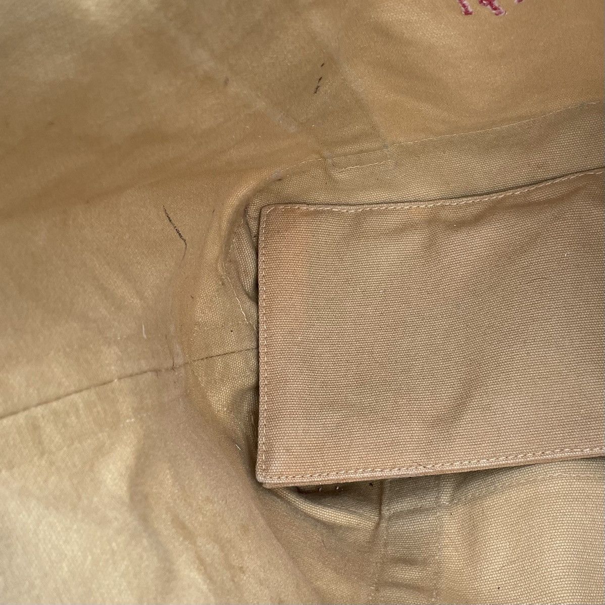 Designer × Ralph Lauren Ralph Lauren Khaki Canvas Tote Size ONE SIZE - 7 Thumbnail